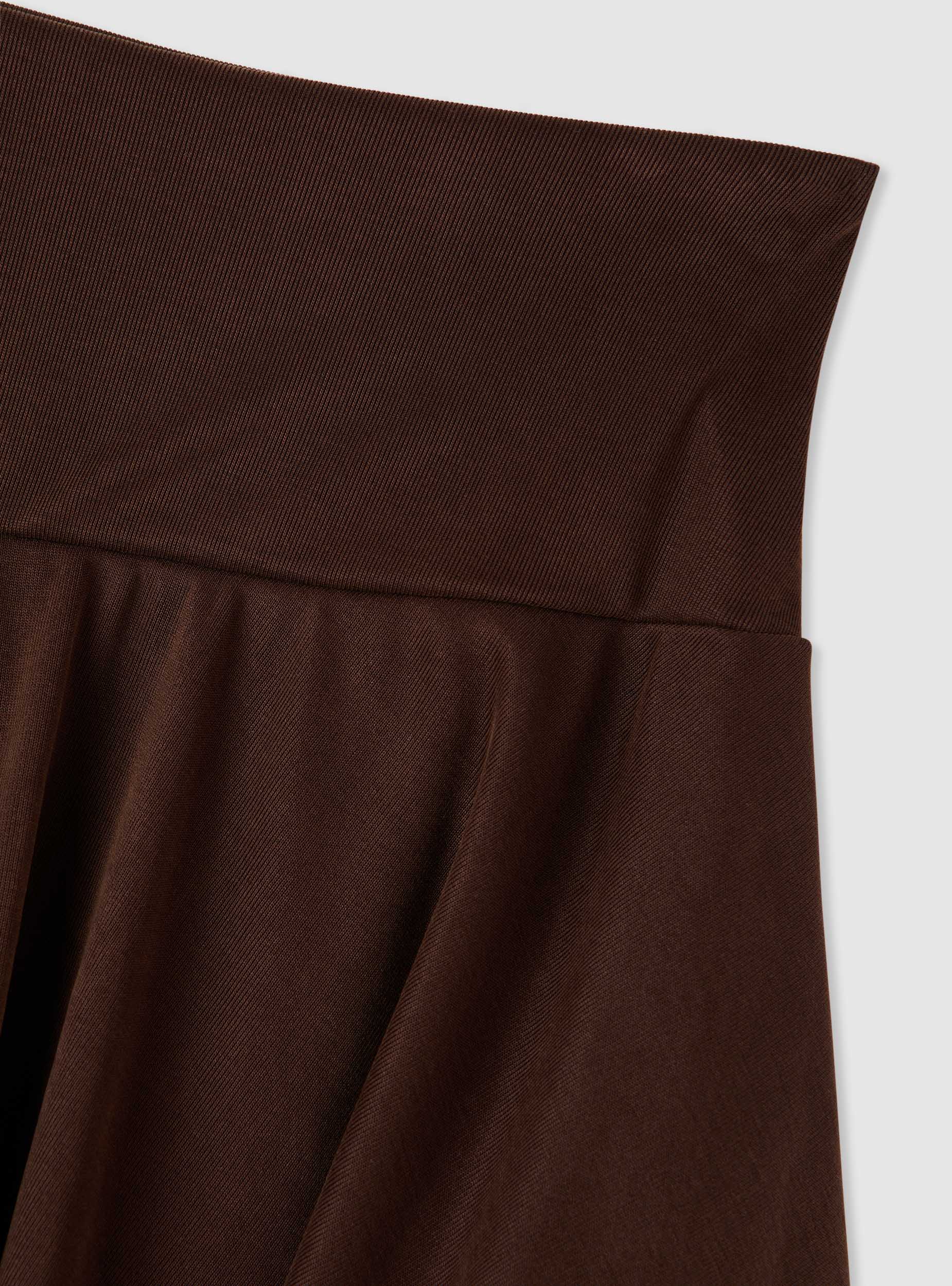 Skort ampia a tinta unita - Image 7