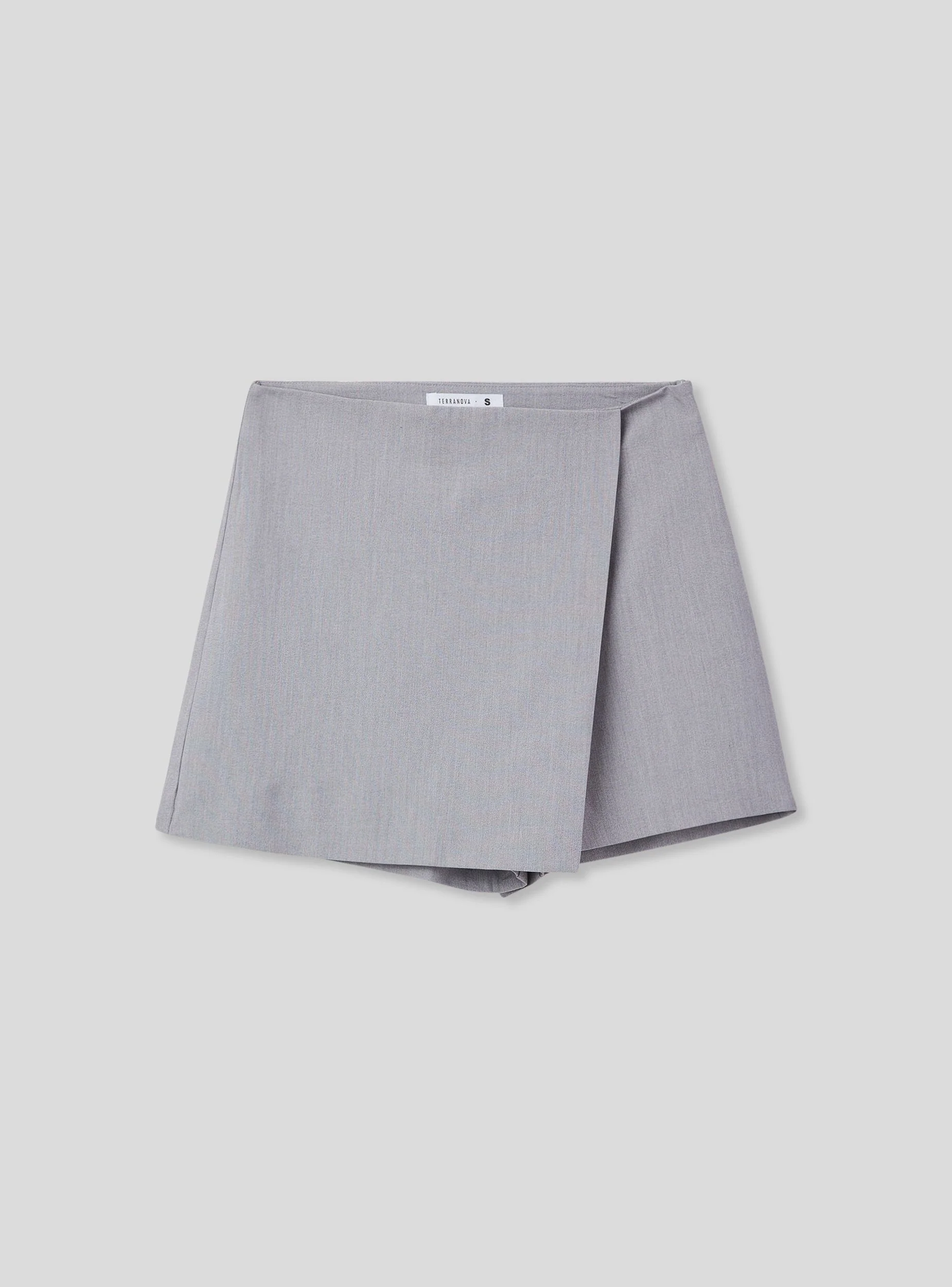 Skort asimmetrica melange - Image 5