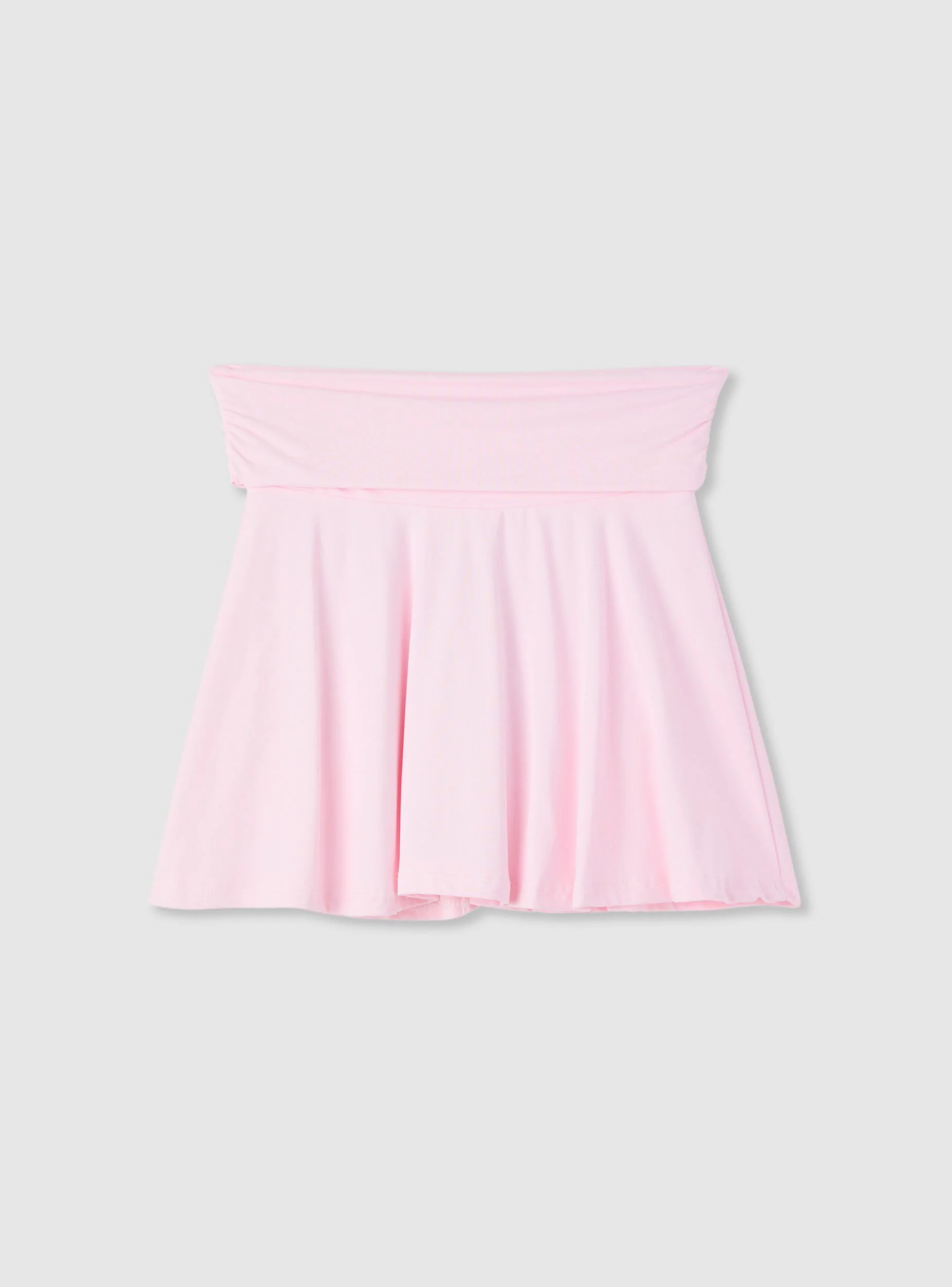 Skort baschina svasata a tinta unita - Image 7