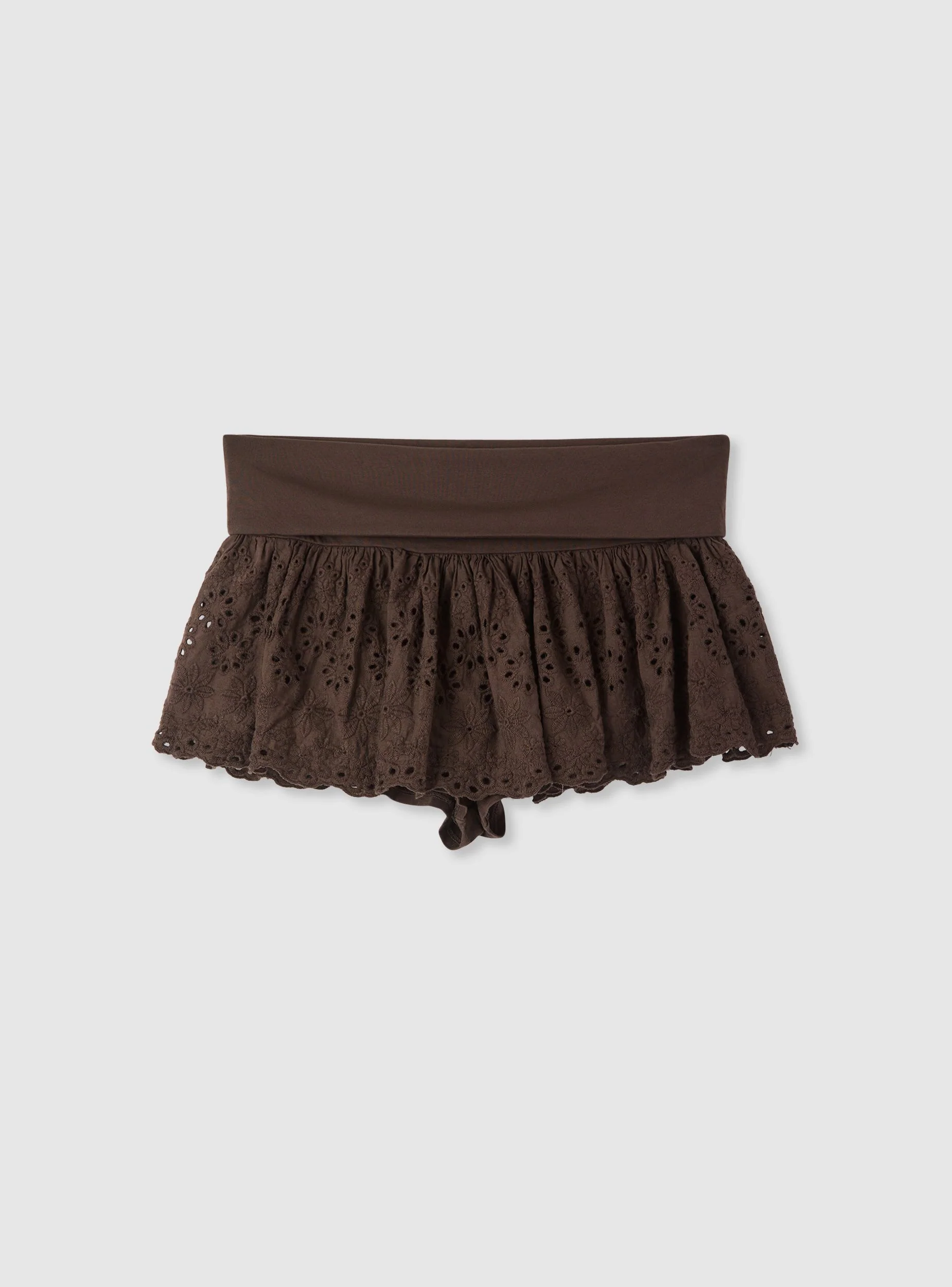 Skort con balza in sangallo - Image 6