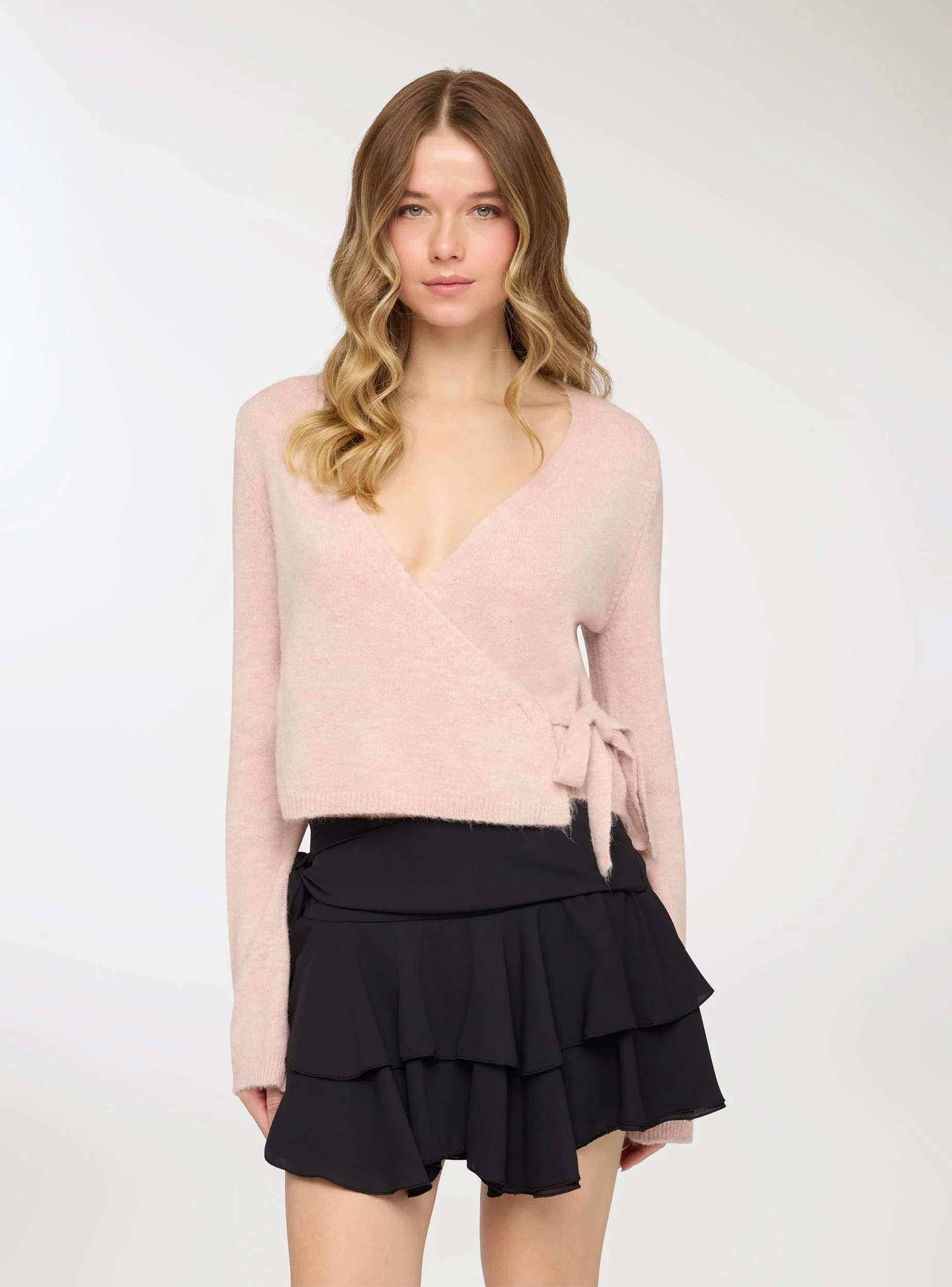 Skort con balze asimmetriche - Image 2