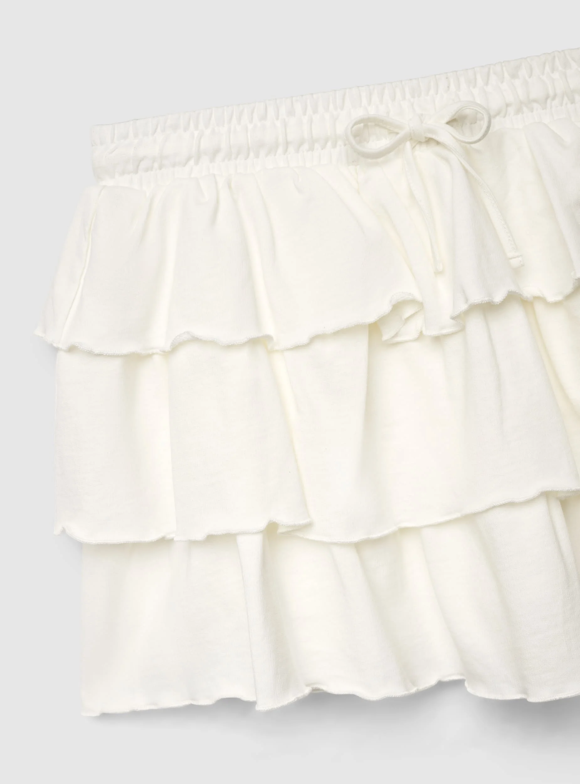 Skort con balze e coulisse - Image 7