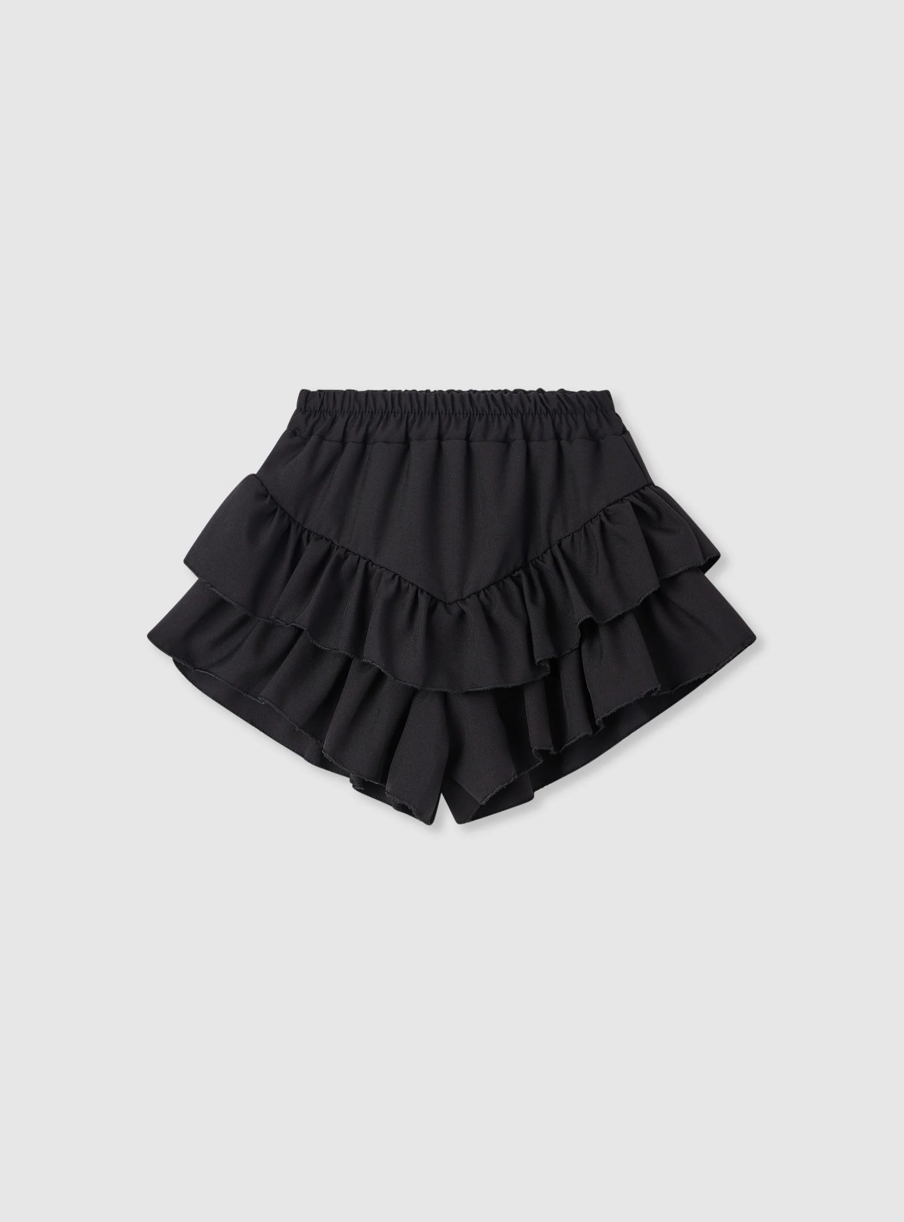 Skort con balze e vita elasticizzata - Image 5