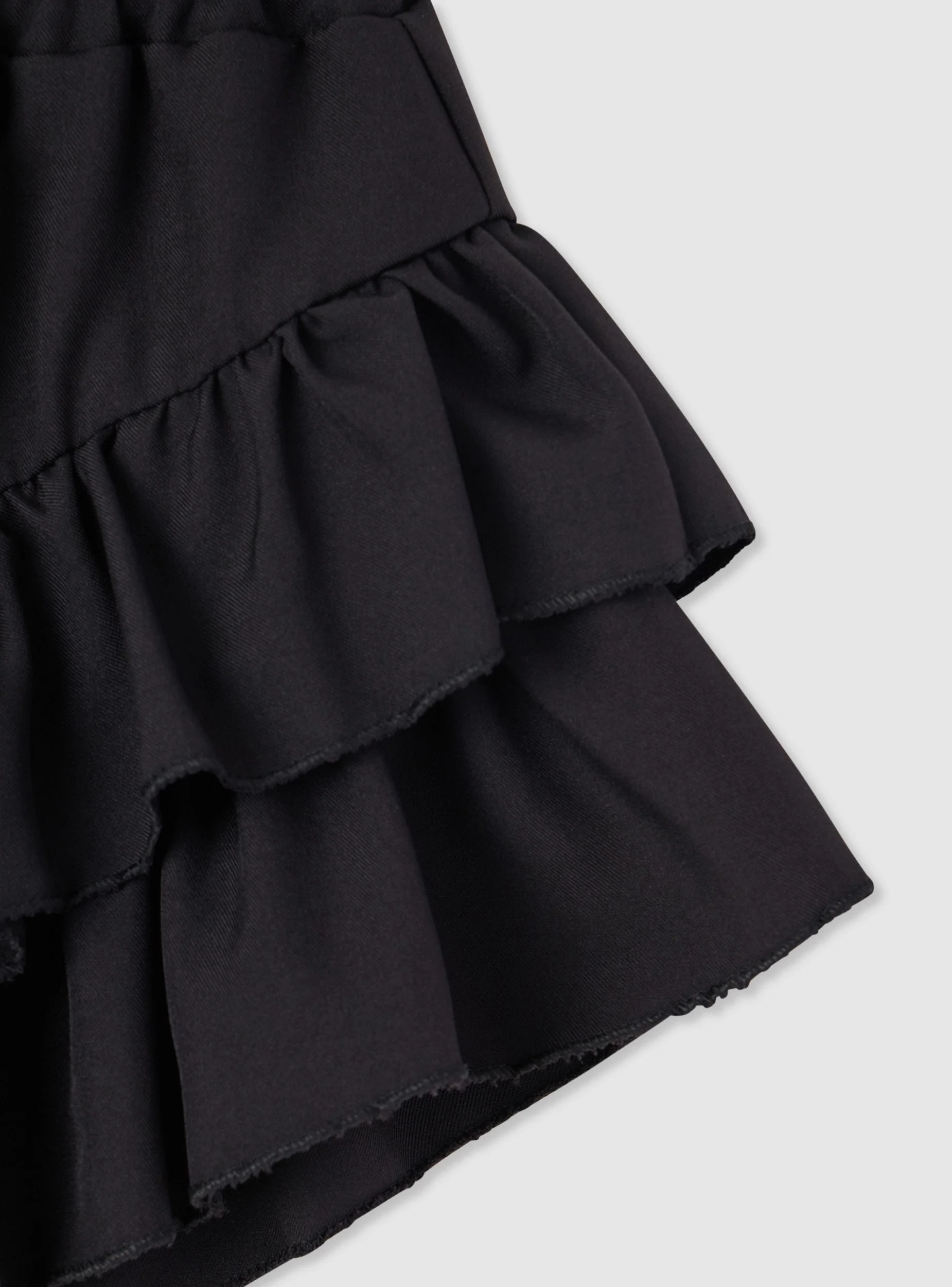 Skort con balze e vita elasticizzata - Image 6