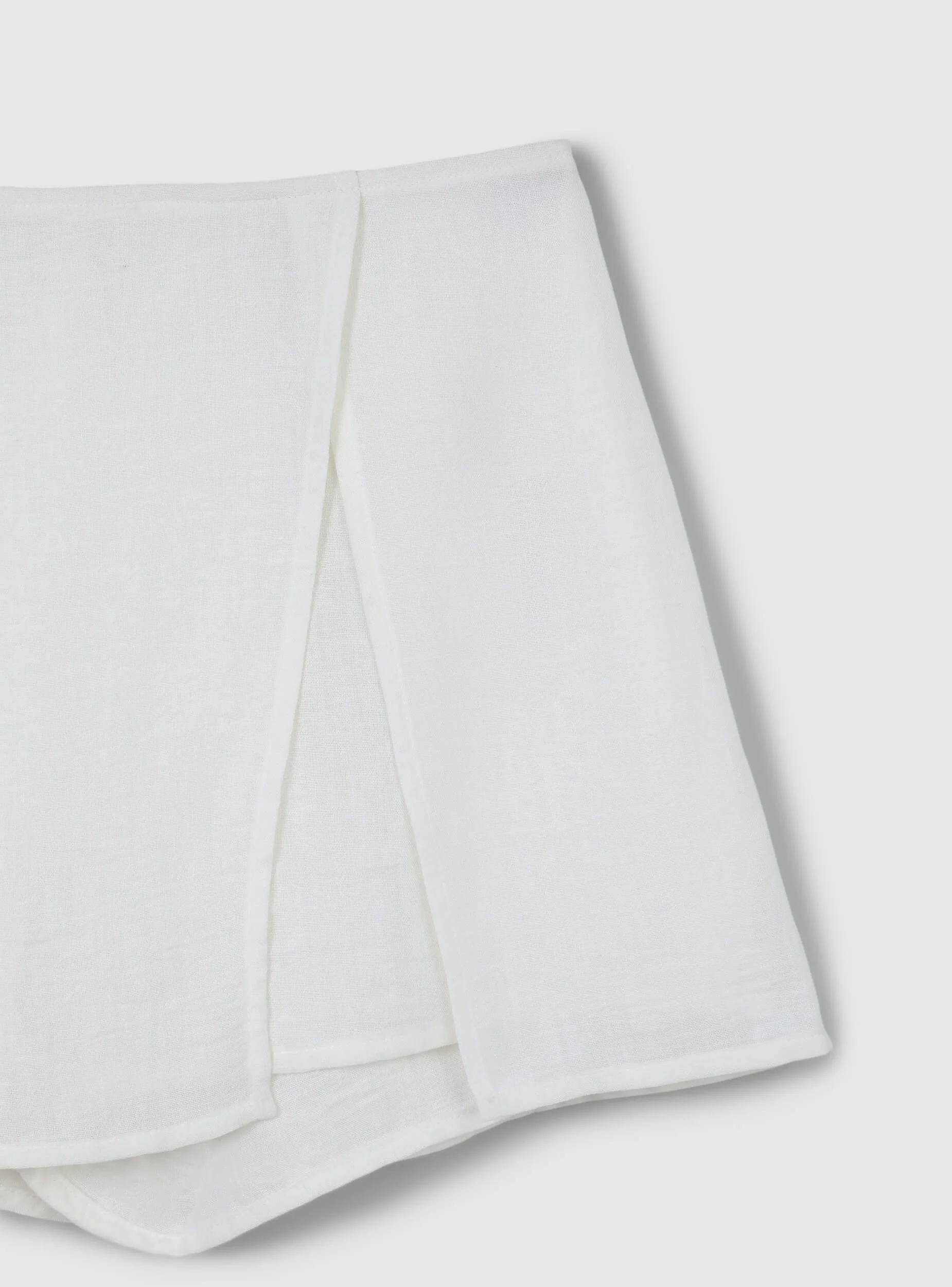 Skort tessuto leggero tinta unita - Image 5