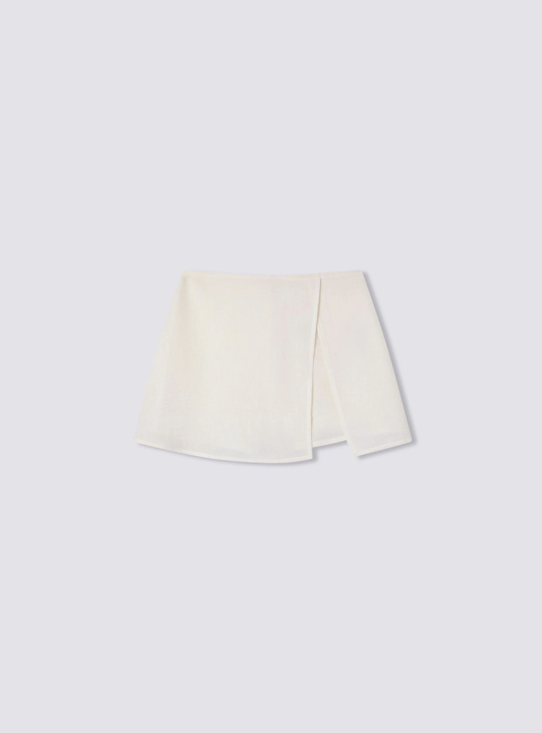 Skort tessuto leggero tinta unita - Image 6