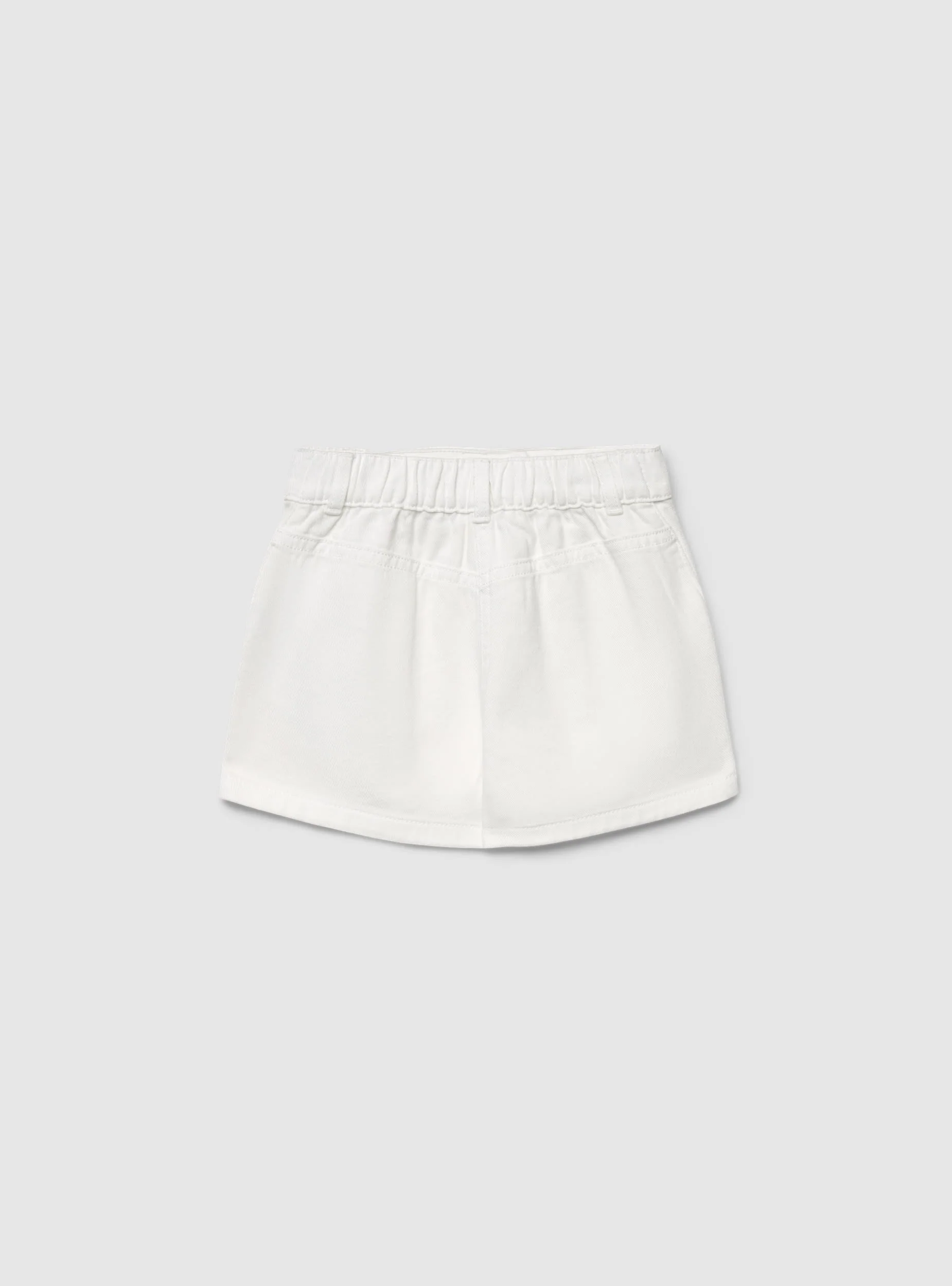 Skort tinta unita con effetto portafoglio - Image 6