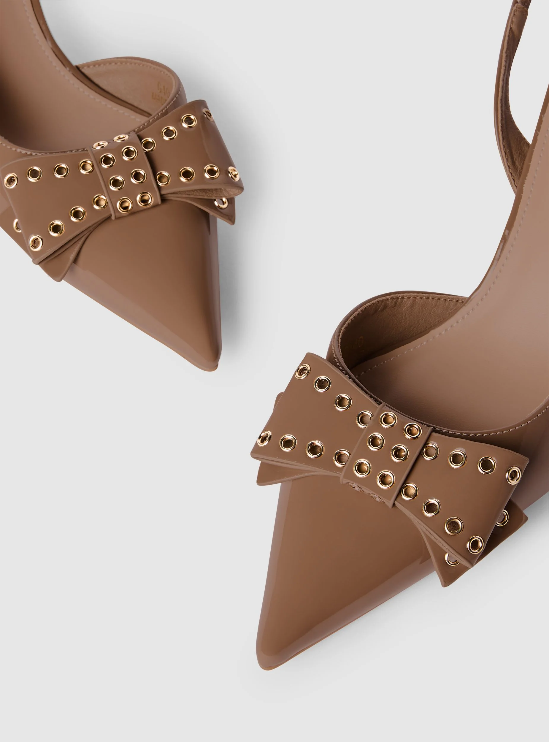 Slingback con fiocco e borchie - Image 4