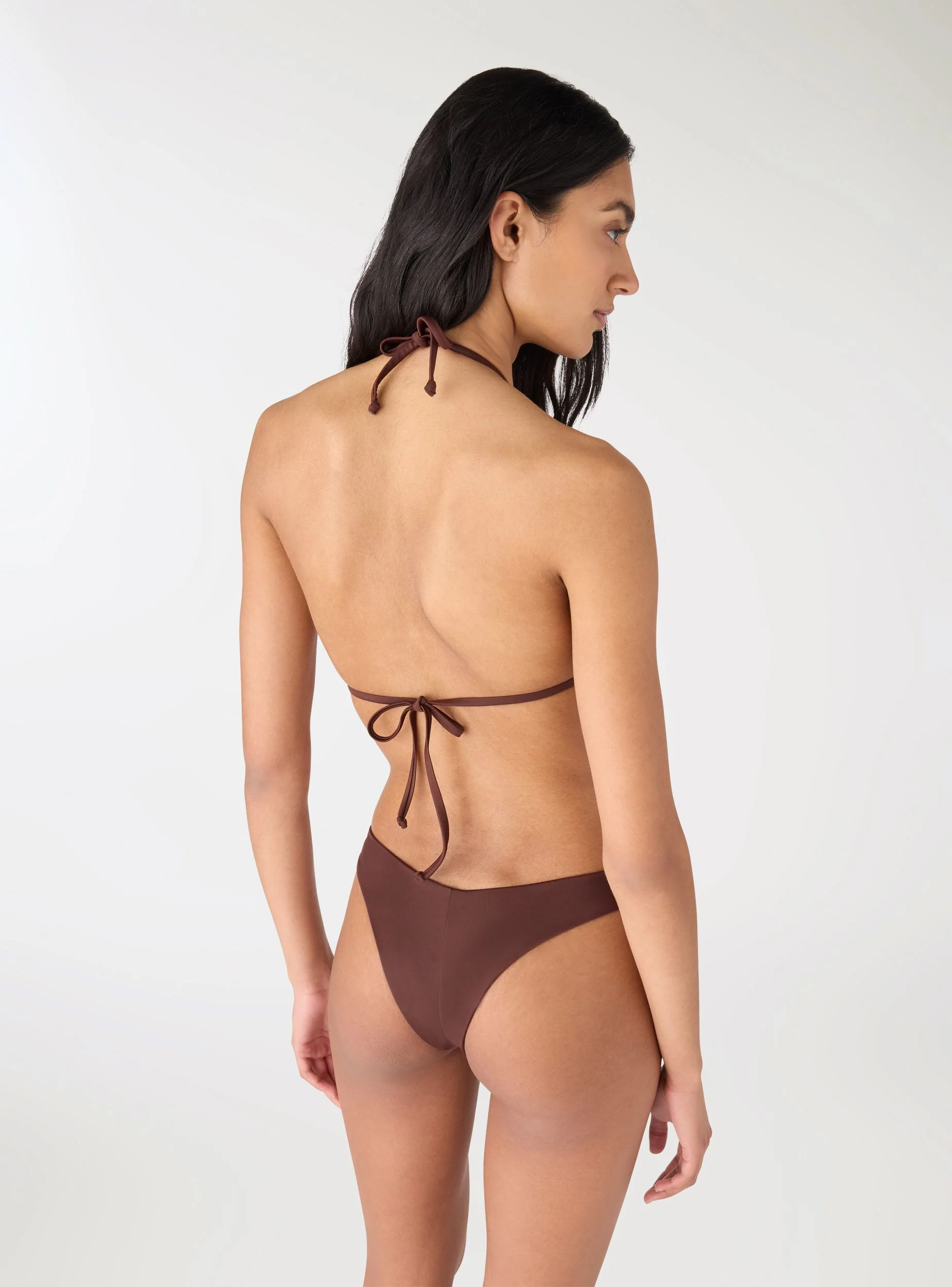 Slip bikini brasiliana a tinta unita - Image 3