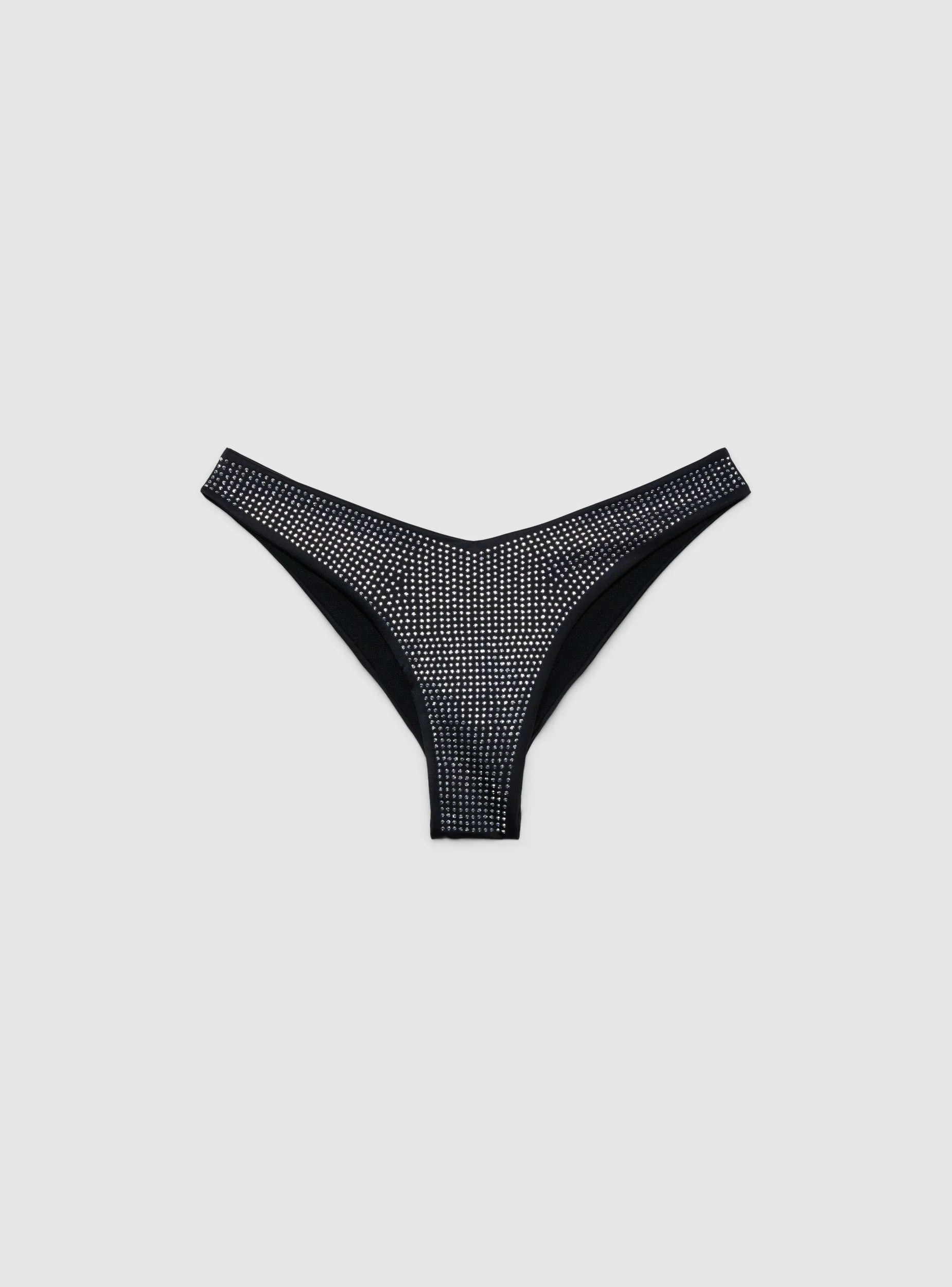 Slip bikini brasiliana a V effetto luccicante - Image 5