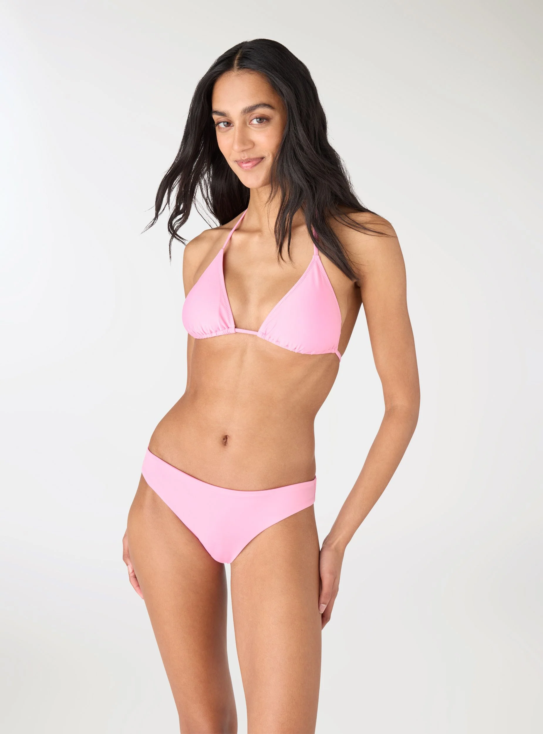 Slip bikini brasiliana tinta unita - Image 2