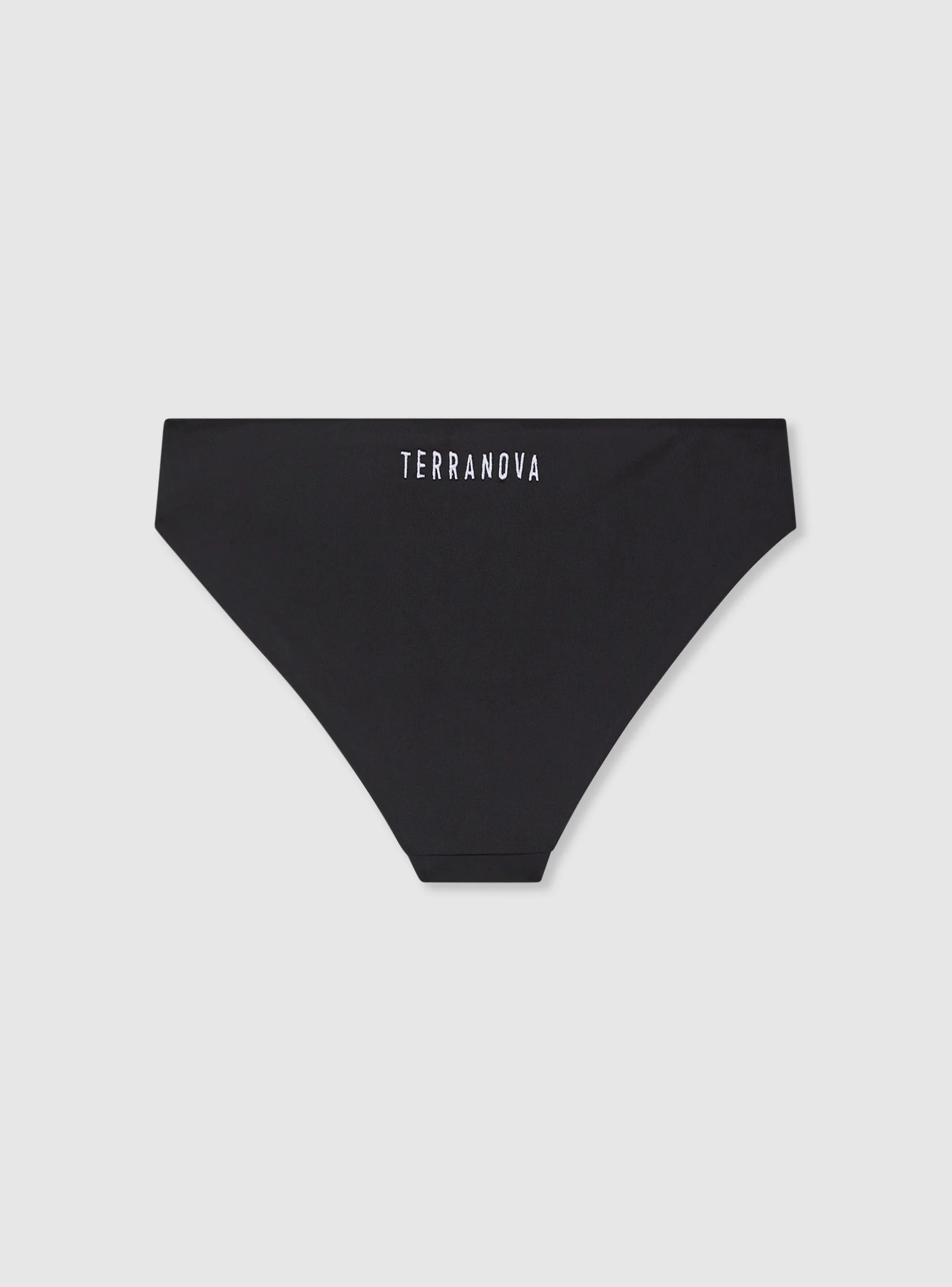 Slip bikini tinta unita con anello a cuore - Image 3