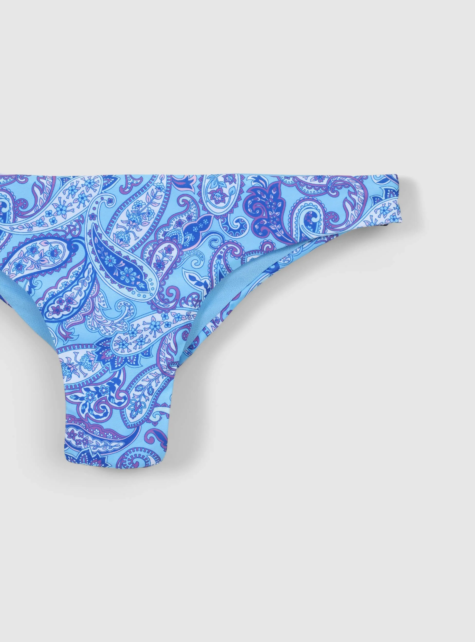 Slip brasiliana bikini con stampa cachemire - Image 7