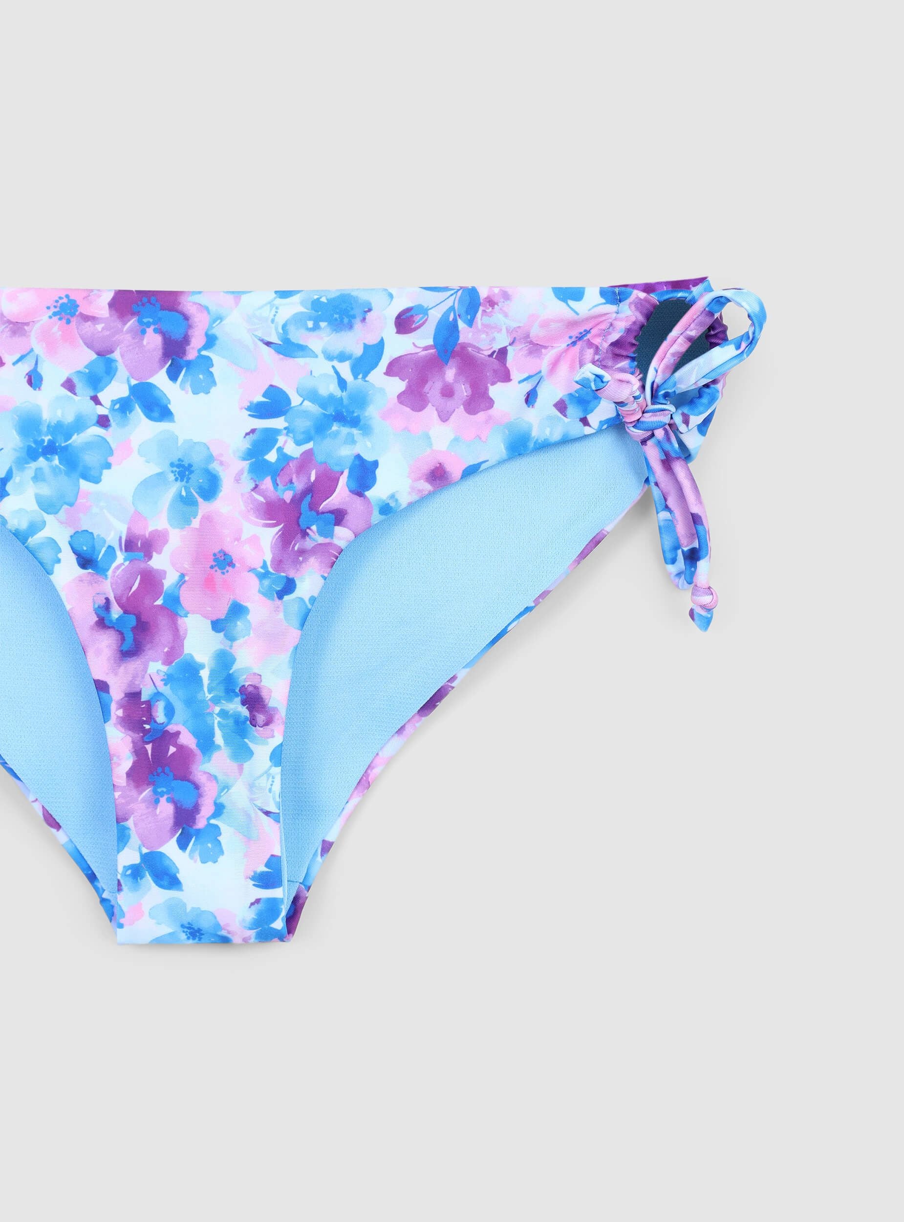 Slip brief bikini fantasia floreale con coulisse - Image 7