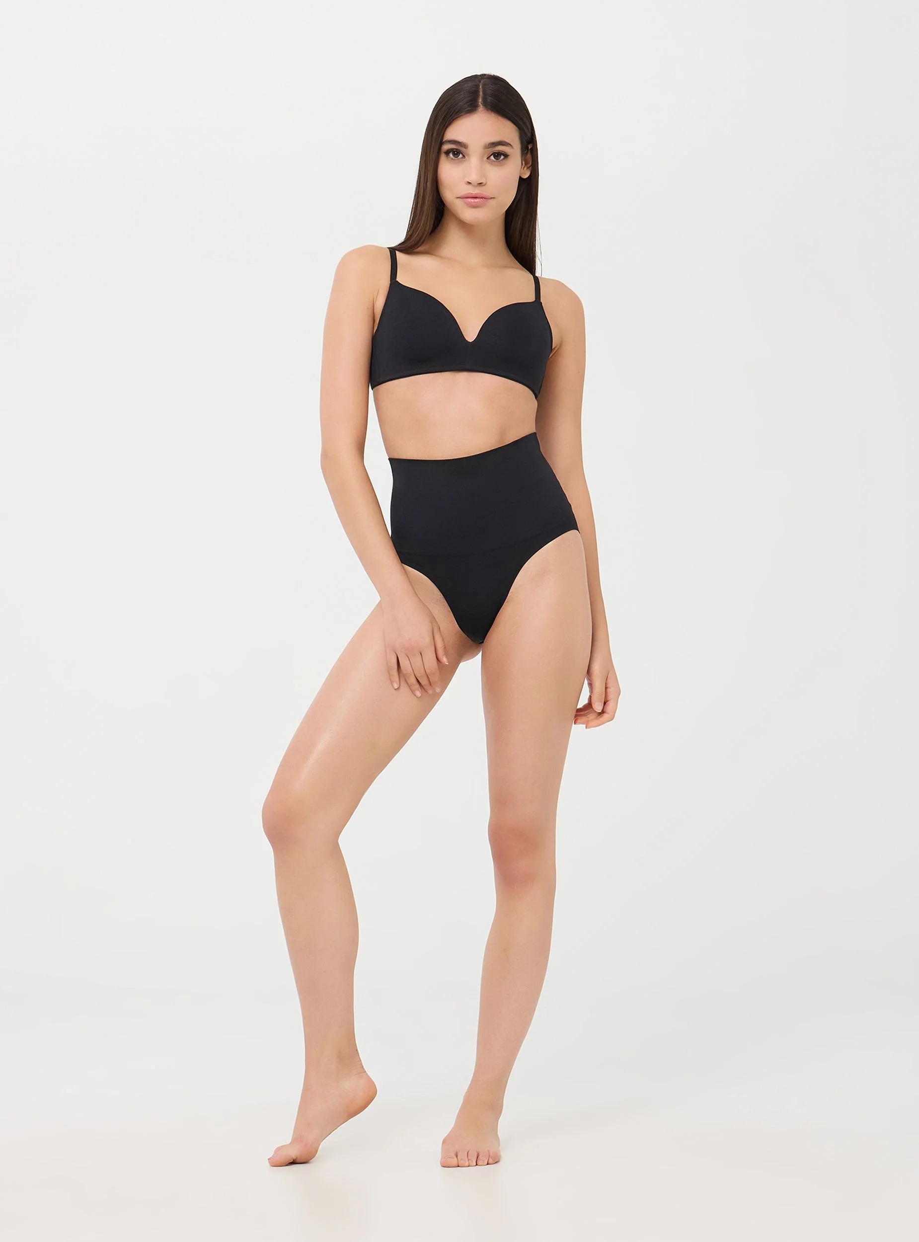 Slip vita alta super-modellante seamless