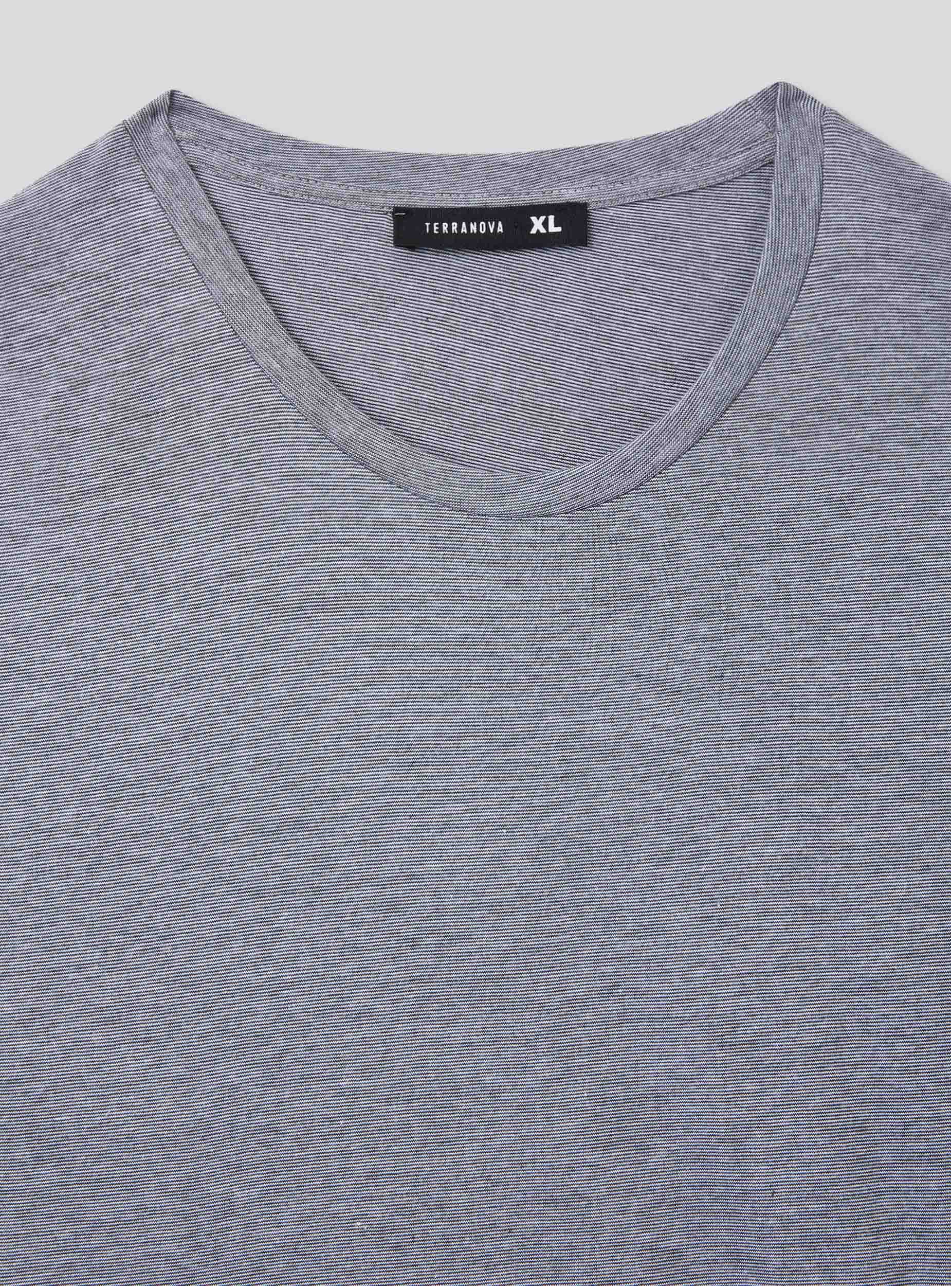 T-shirt a micro righe - Image 5