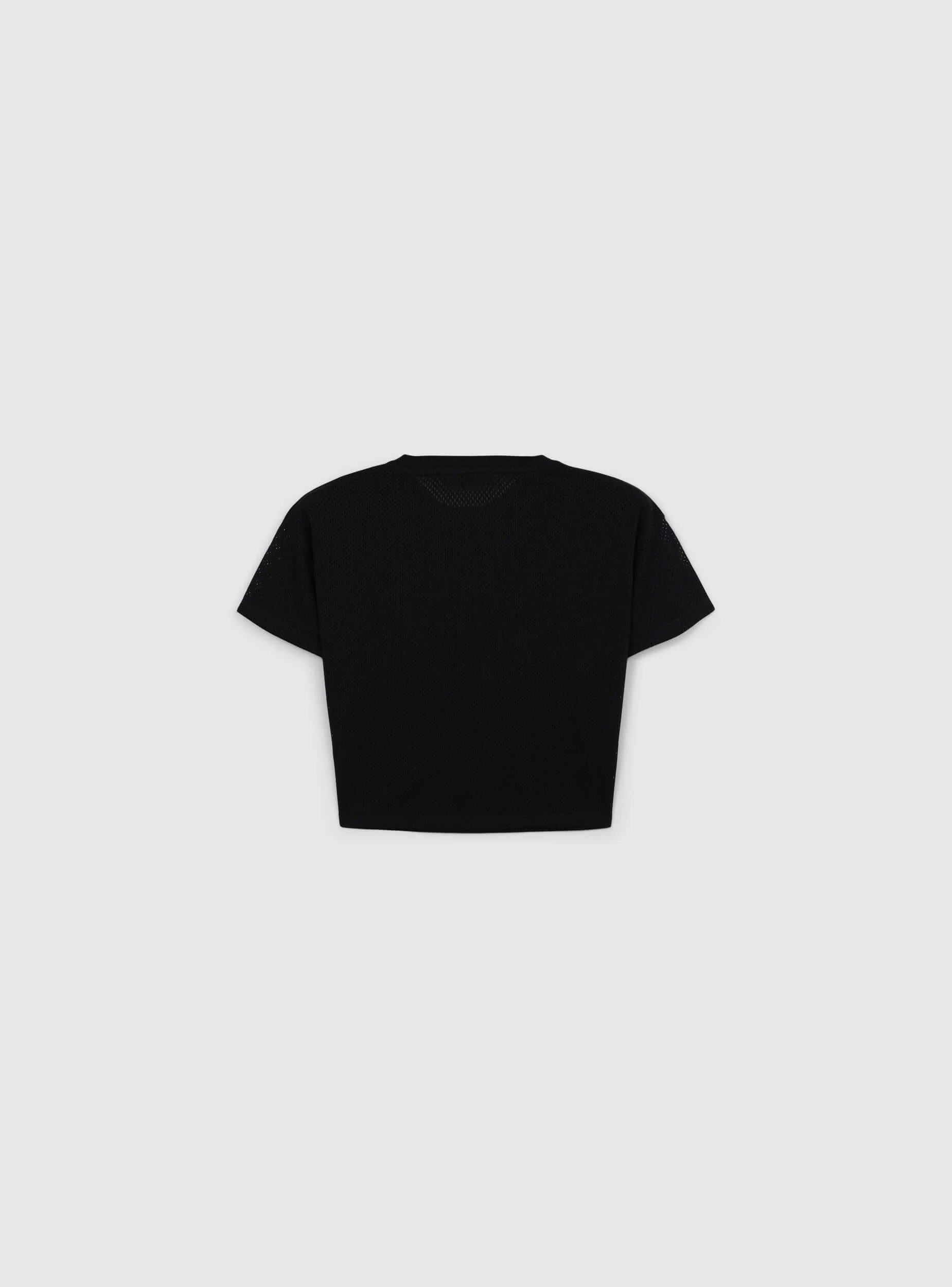 T-shirt a rete con stampa graffiti - Image 6