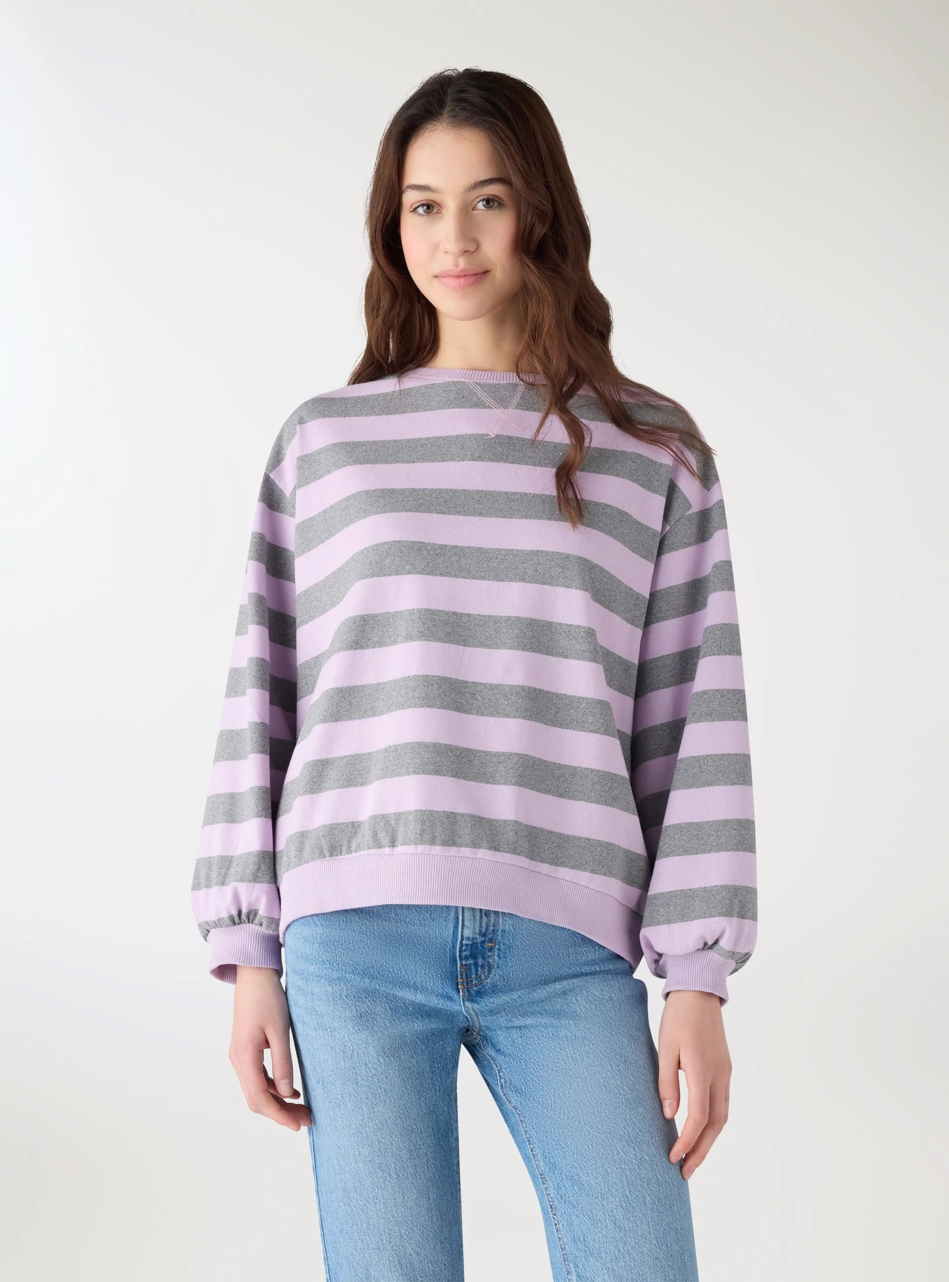 T-shirt a righe a maniche lunghe - Image 4