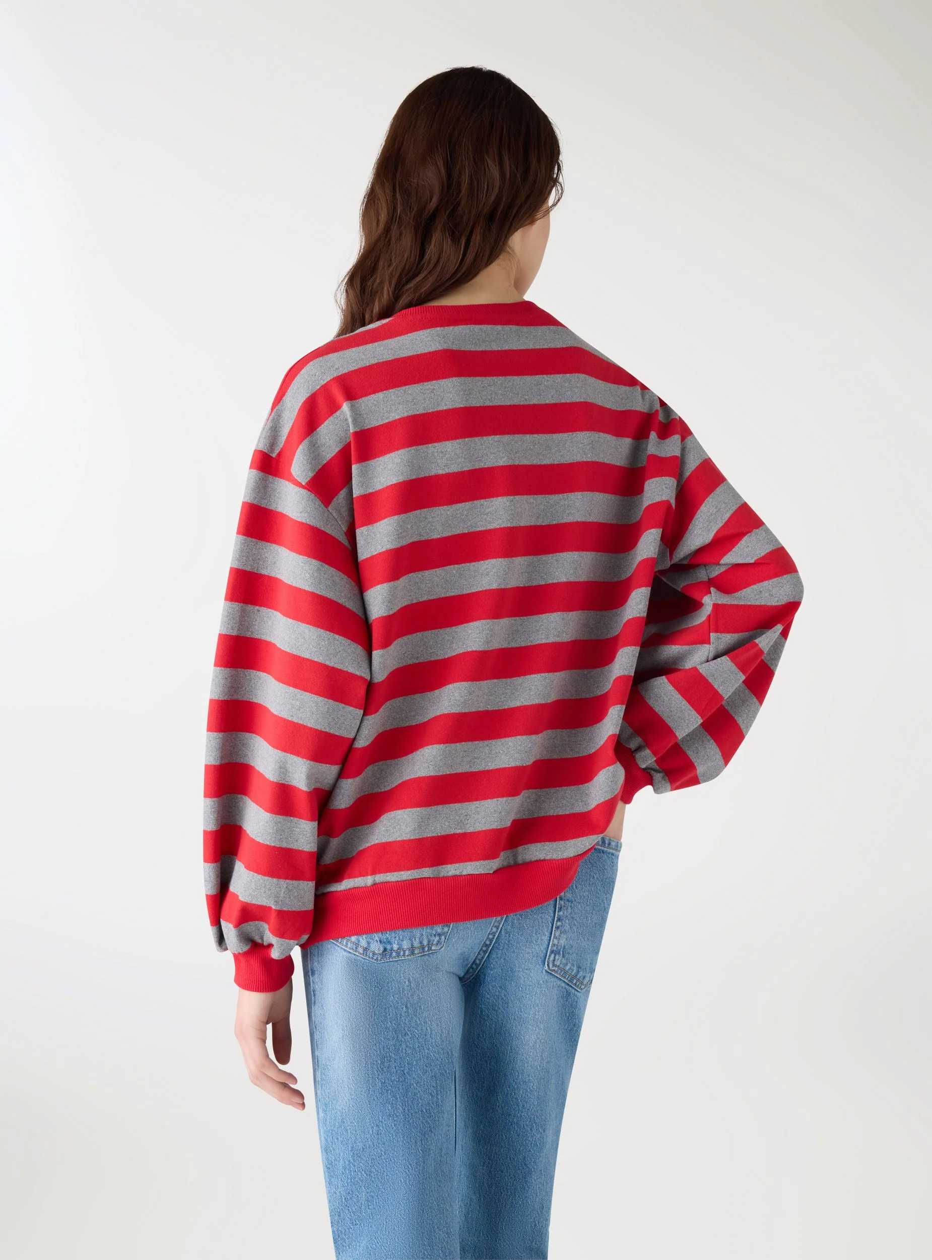T-shirt a righe a maniche lunghe - Image 3