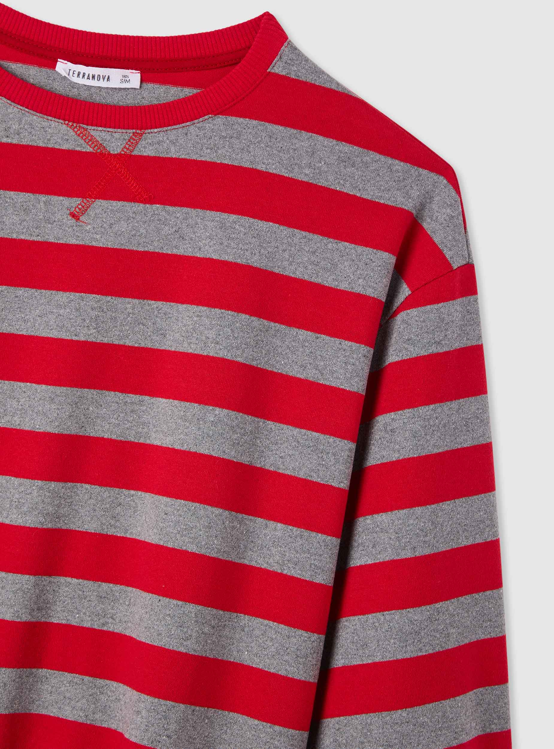 T-shirt a righe a maniche lunghe - Image 6