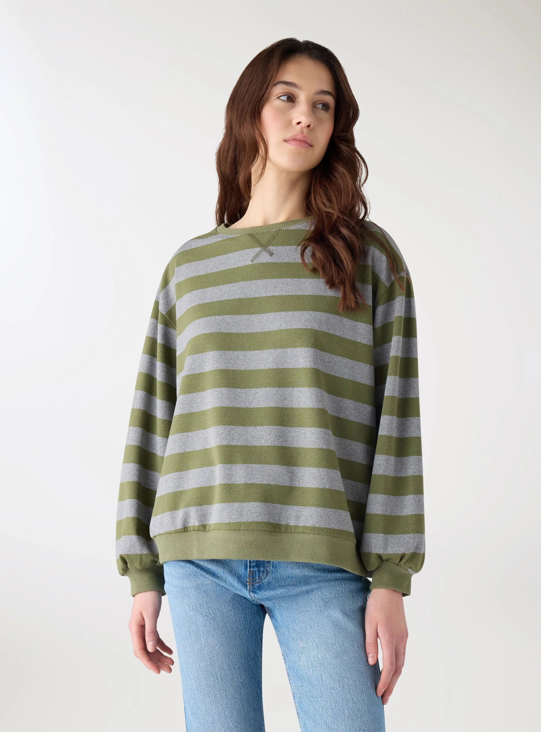T-shirt a righe a maniche lunghe - Image 4