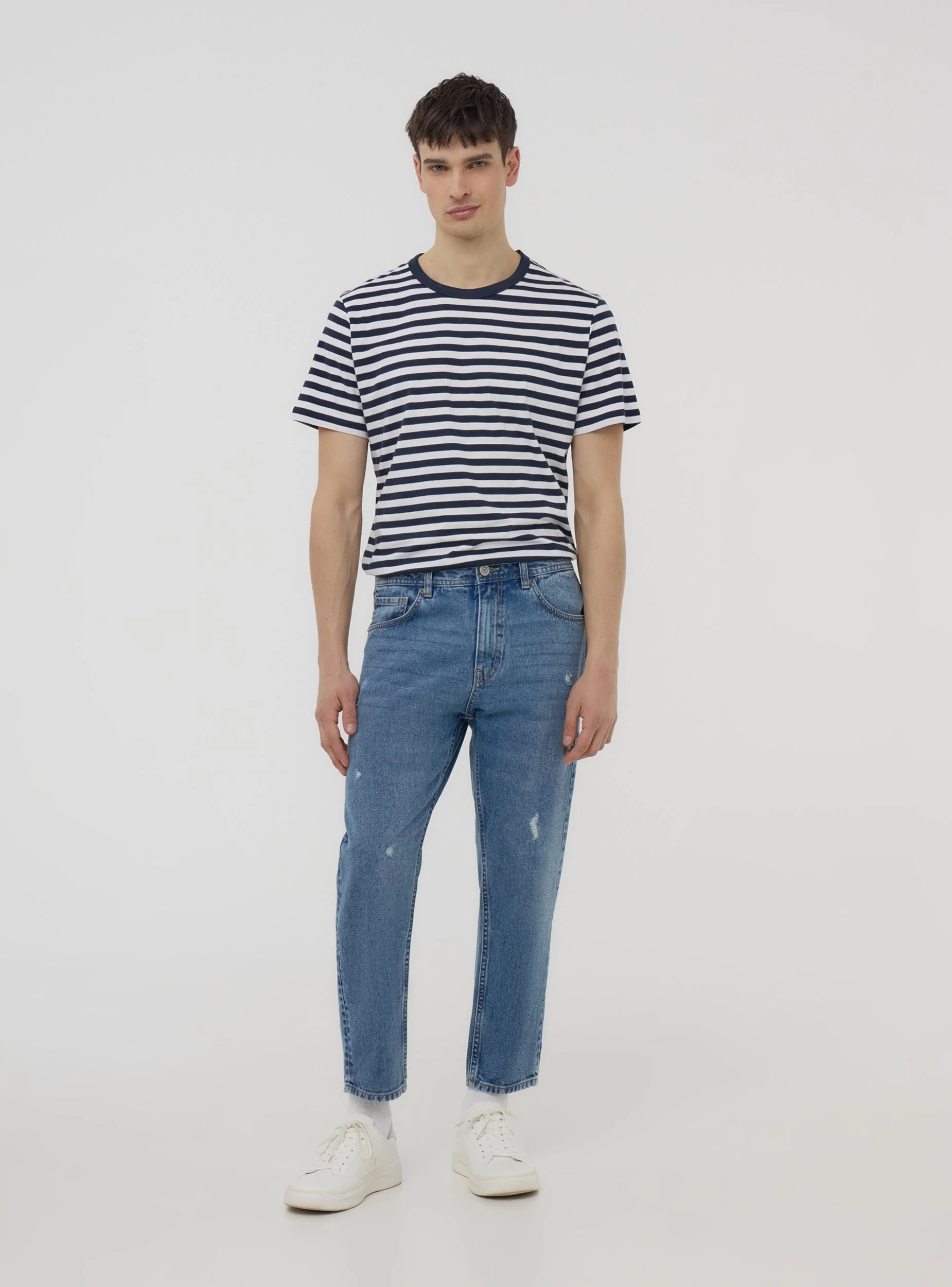 T-shirt a righe stile marinaro - Image 3