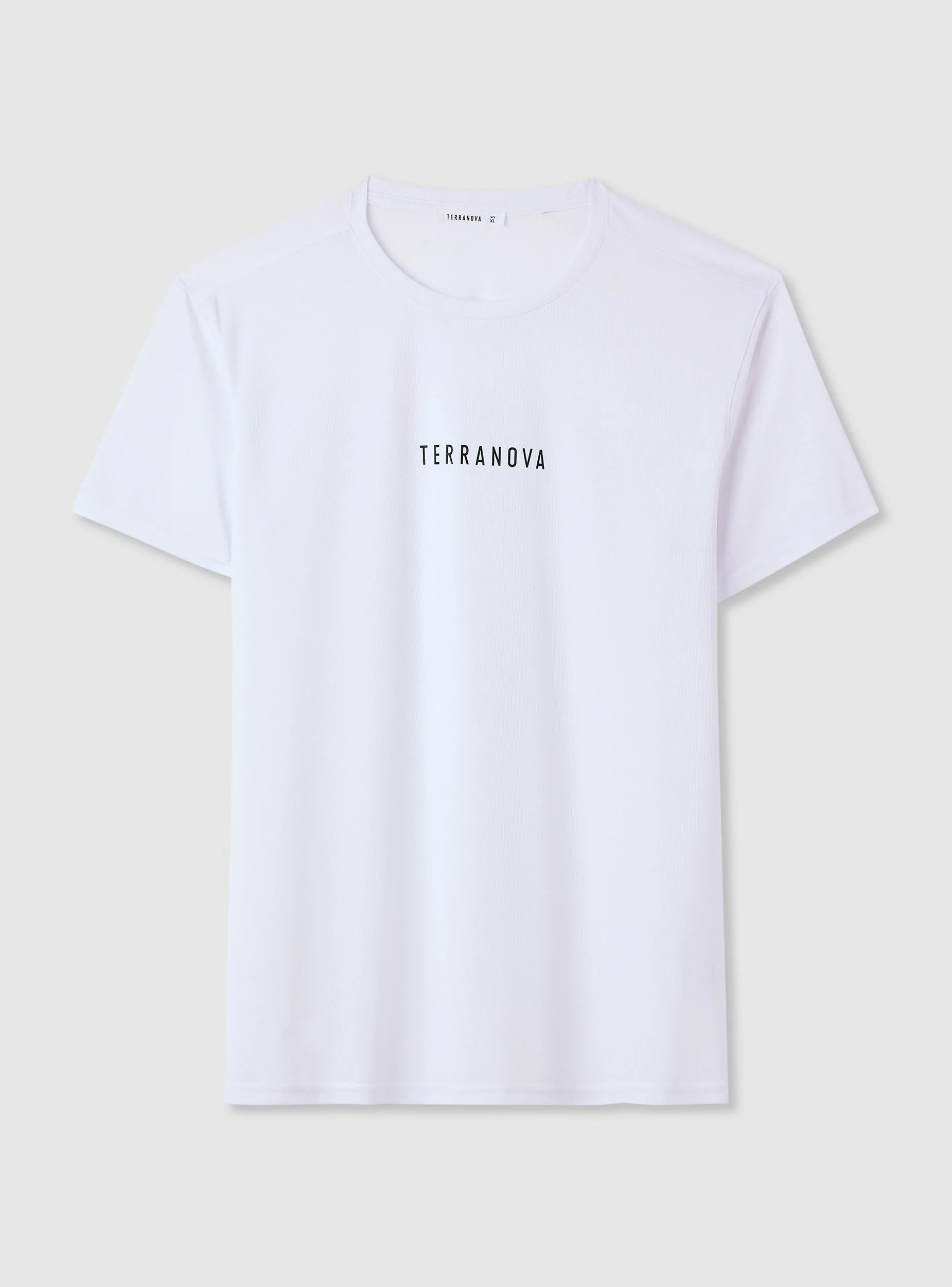 T-shirt a tinta unita con logo