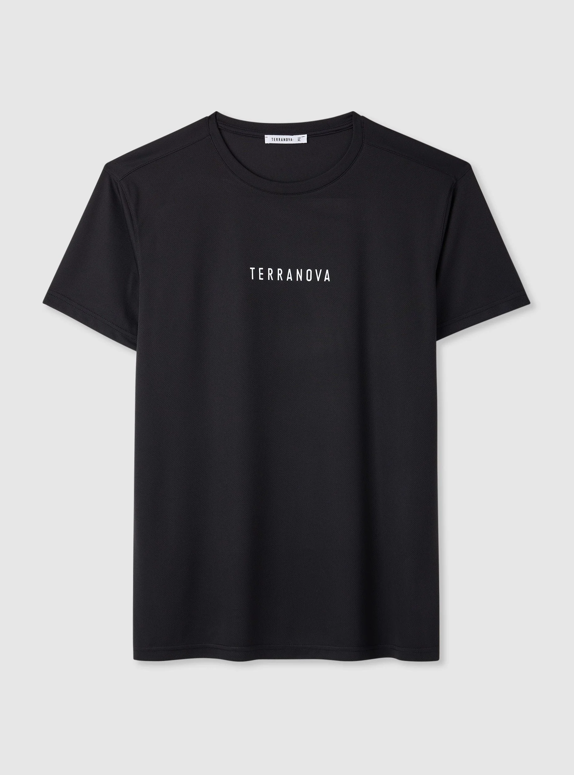 T-shirt a tinta unita con logo