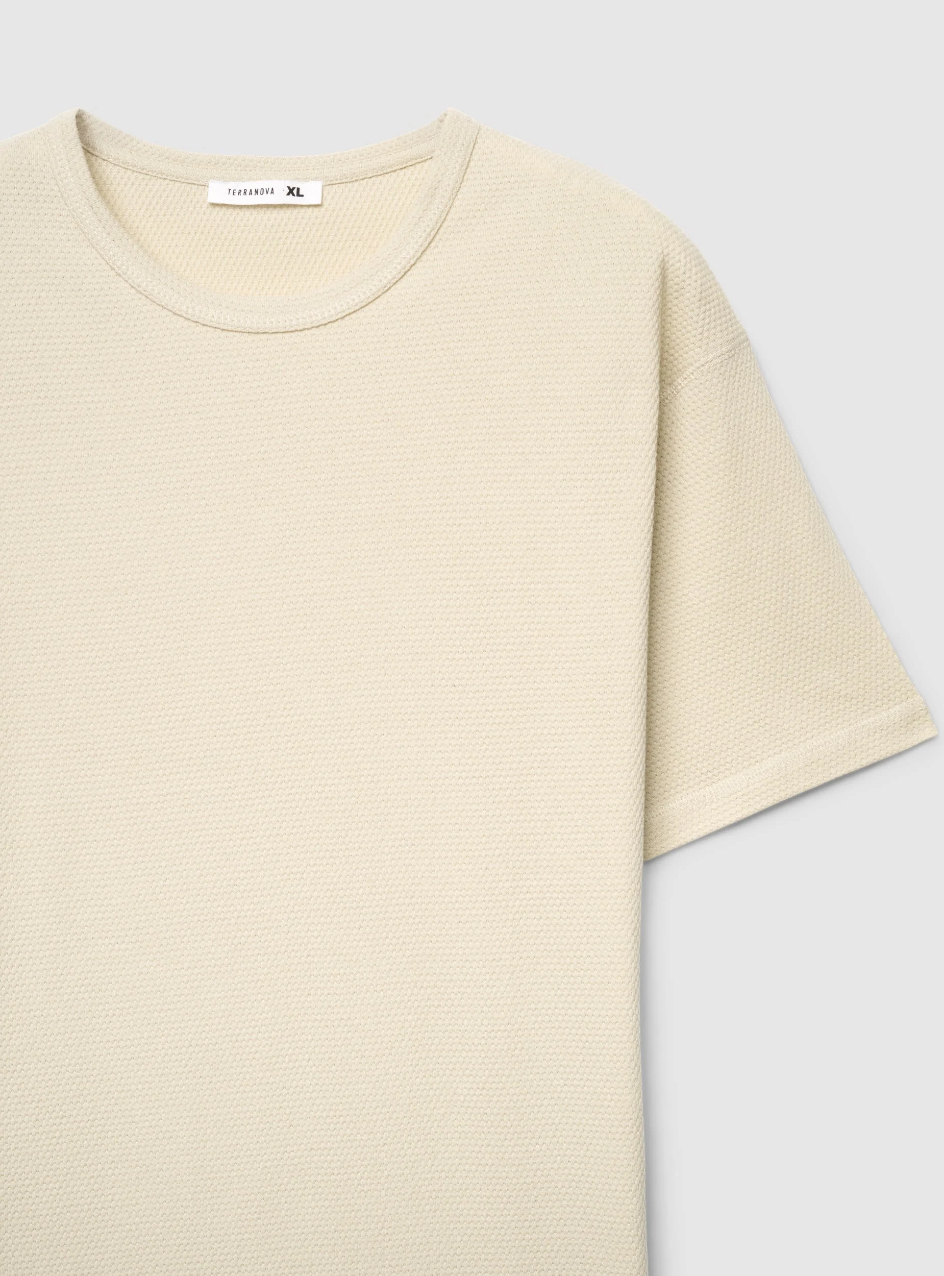T-shirt a tinta unita con scollo tondo - Image 5