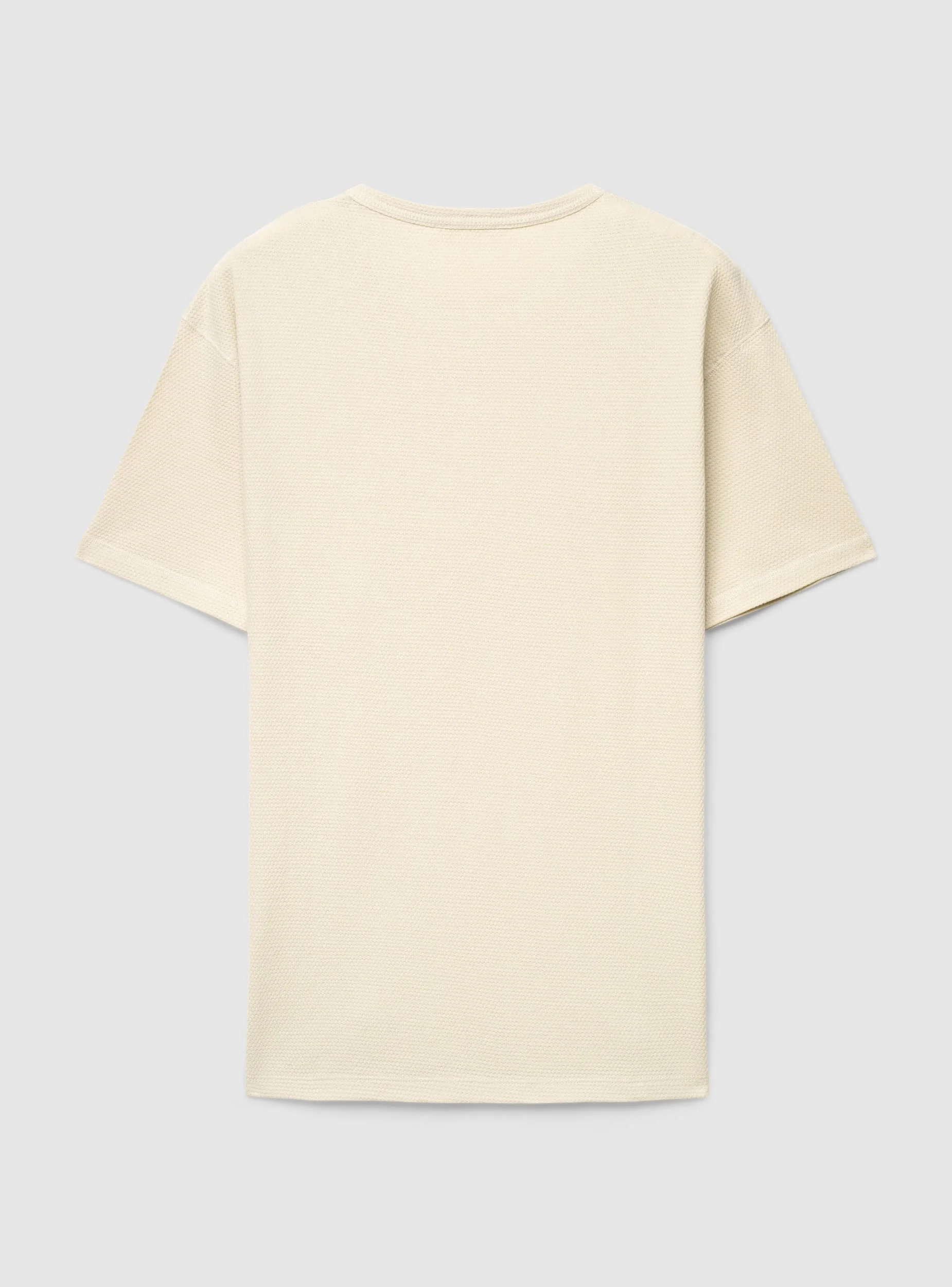 T-shirt a tinta unita con scollo tondo - Image 6