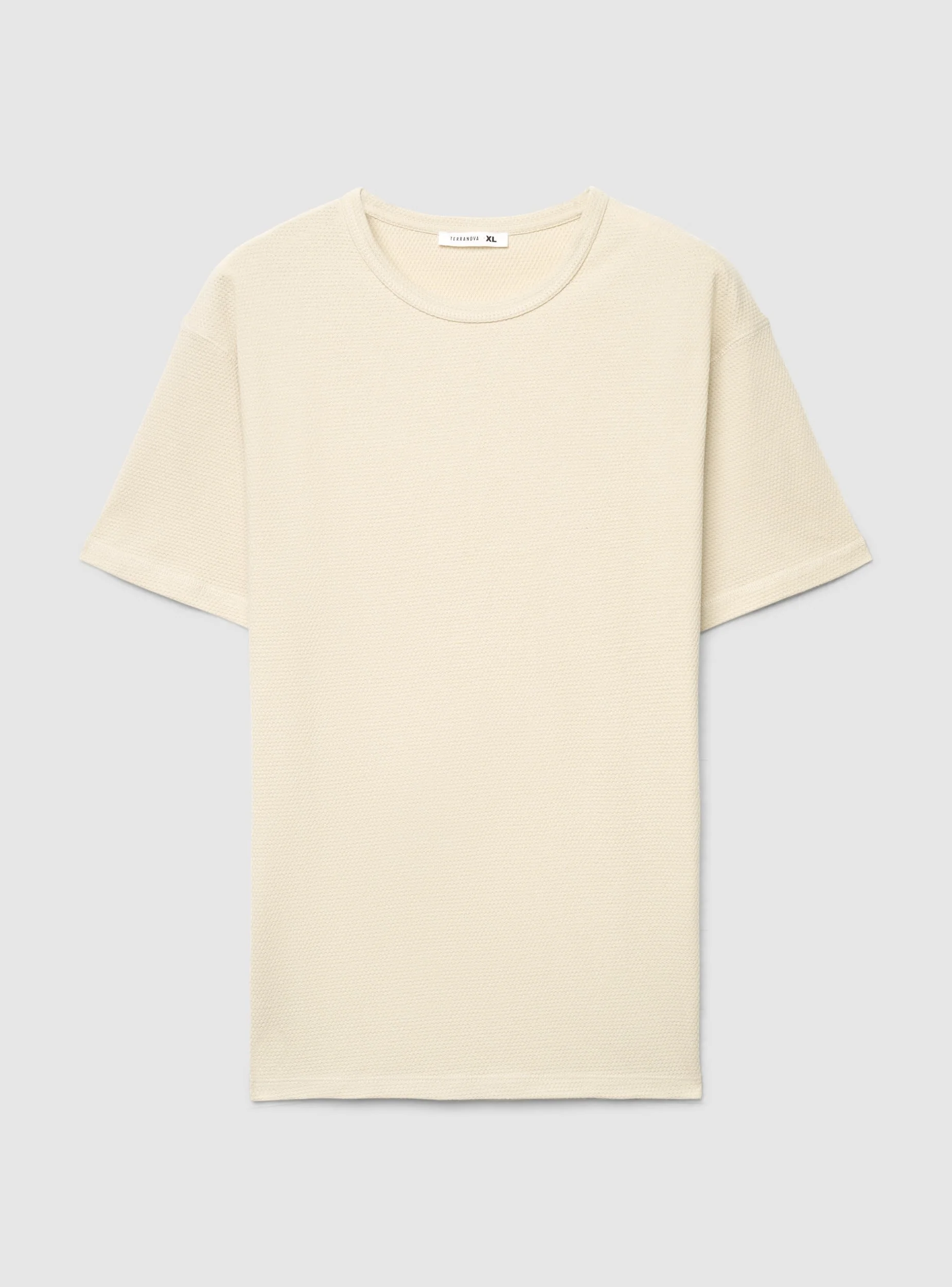 T-shirt a tinta unita con scollo tondo - Image 7