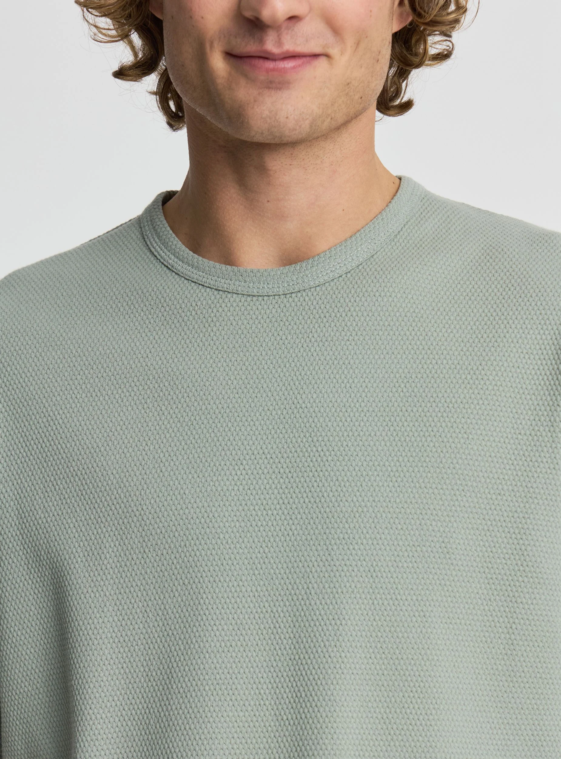 T-shirt a tinta unita con scollo tondo - Image 4