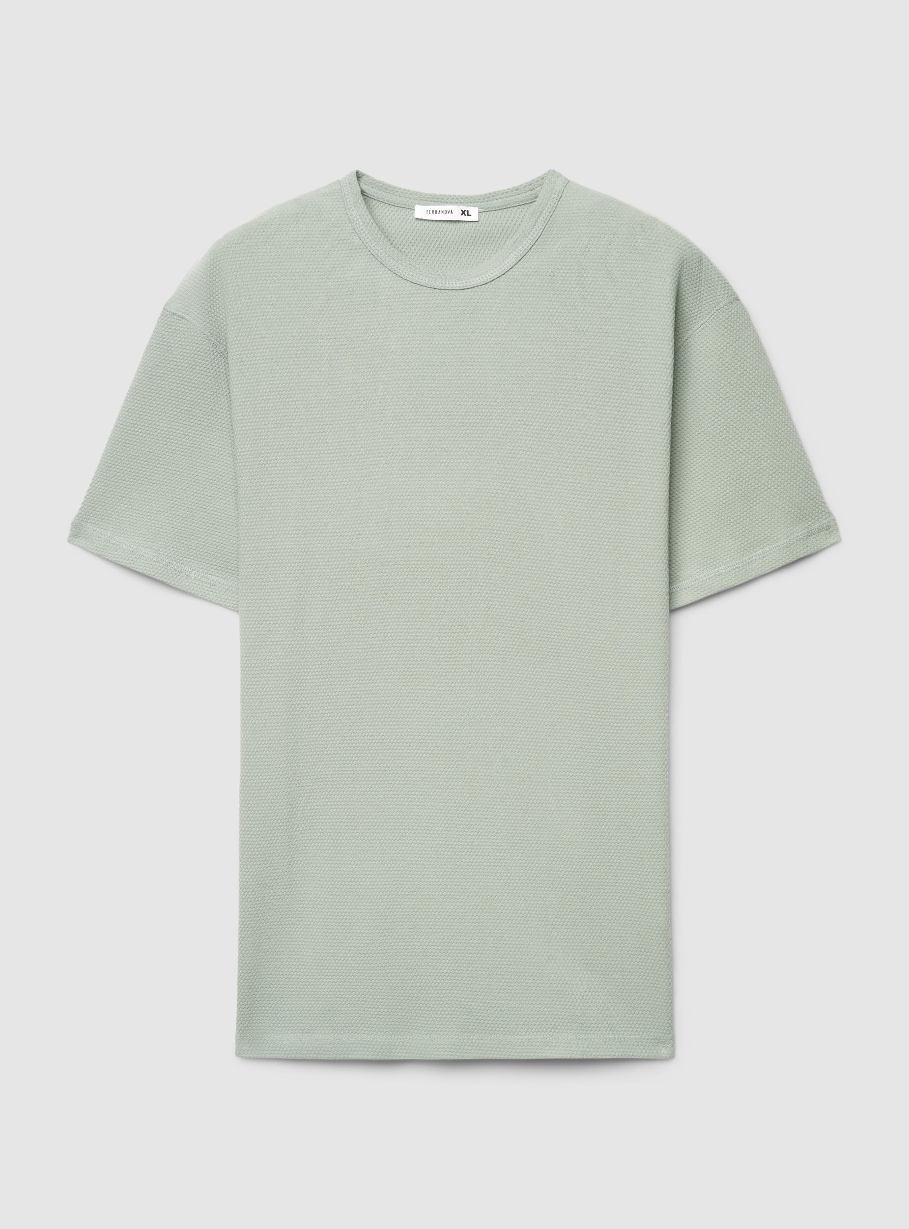 T-shirt a tinta unita con scollo tondo - Image 7