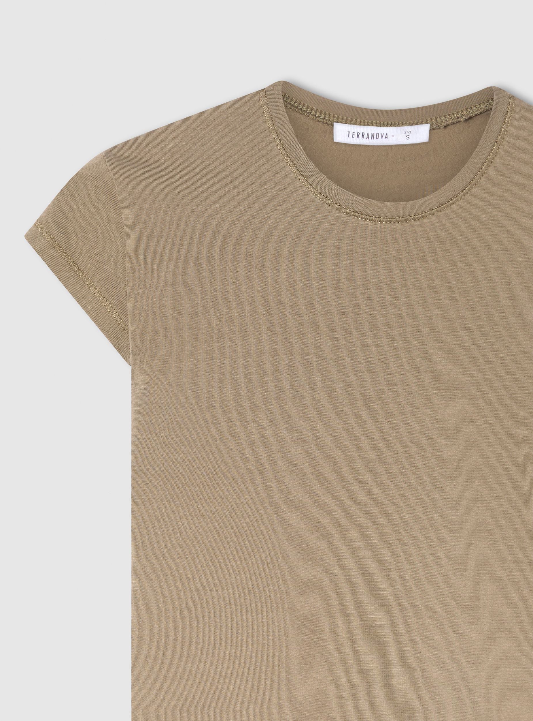 T-shirt aderente a tinta unita - Image 6