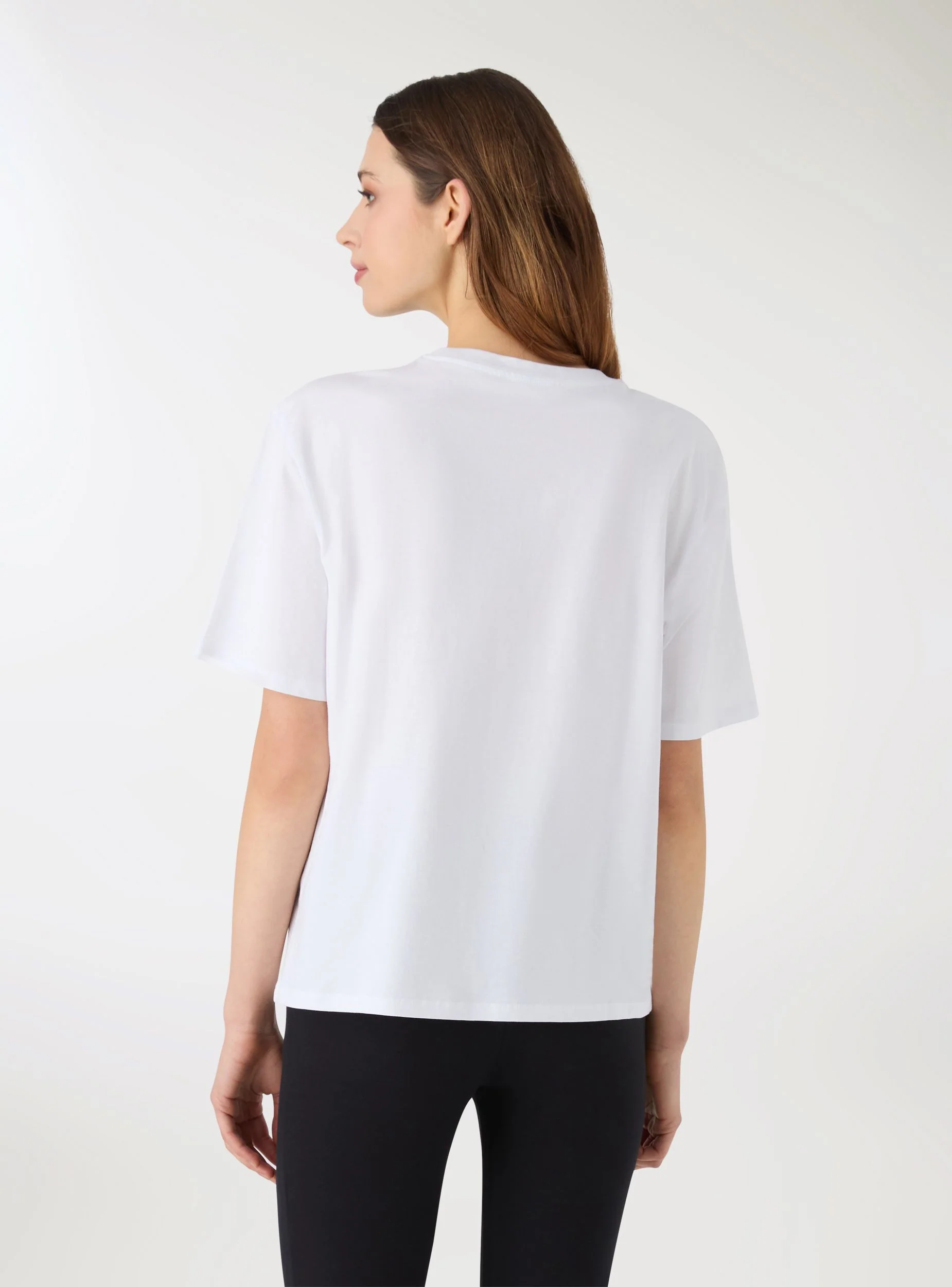T-shirt ampia con orsetto pixel - Image 3