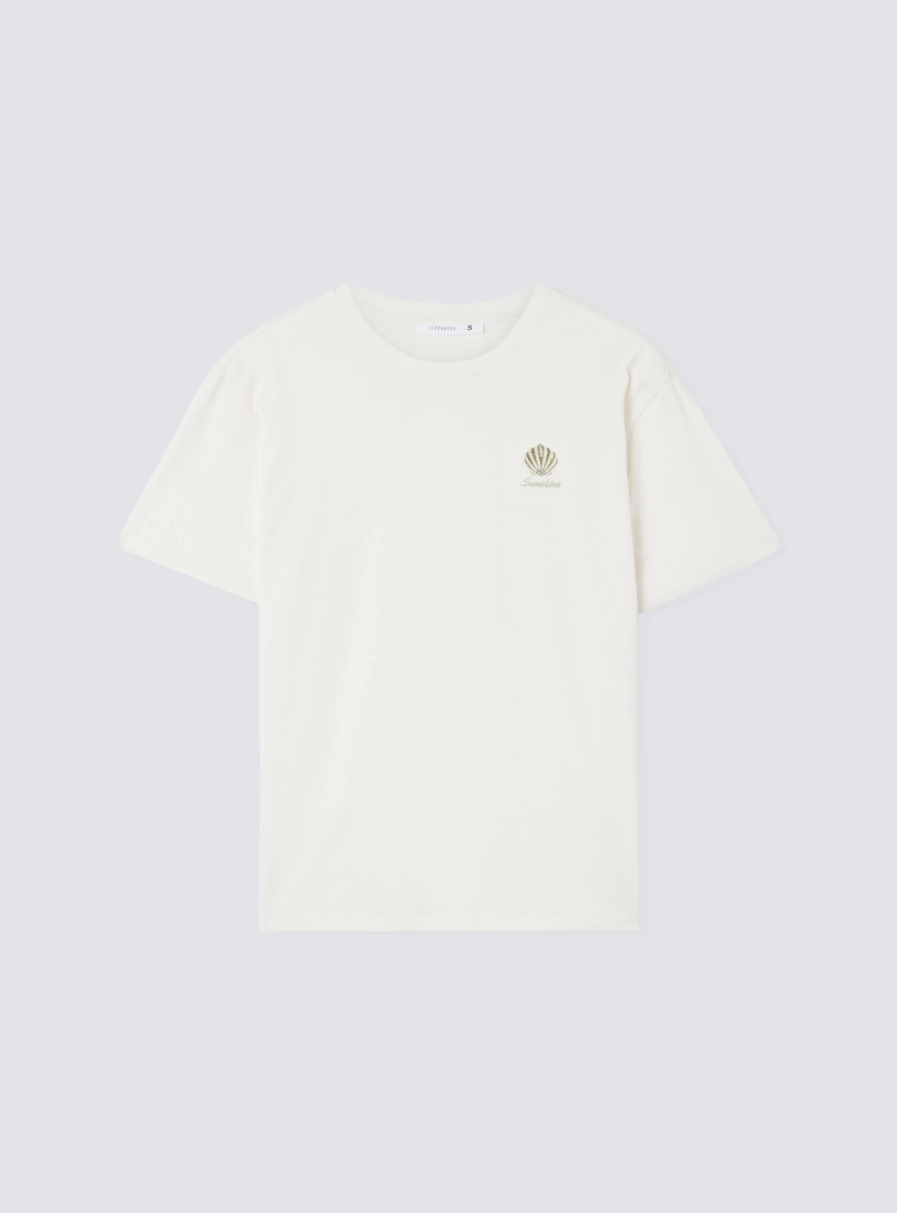T-shirt ampia con ricamo effetto luccicante - Image 6