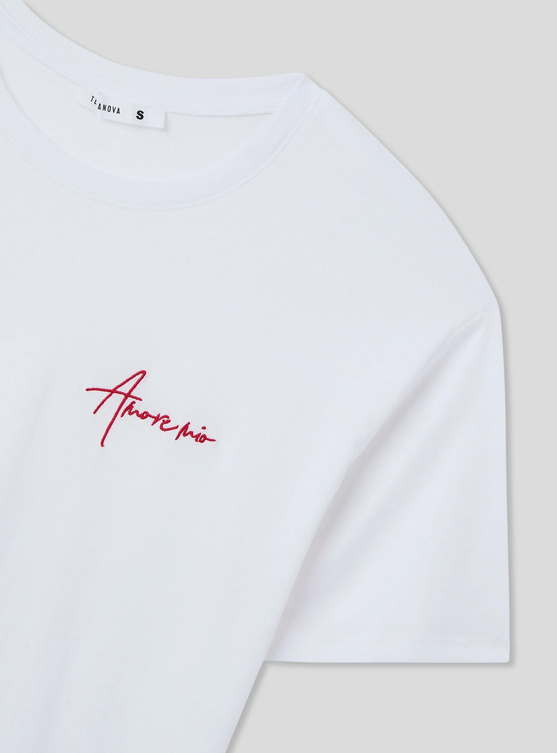 T-shirt ampia con ricamo laterale - Image 6