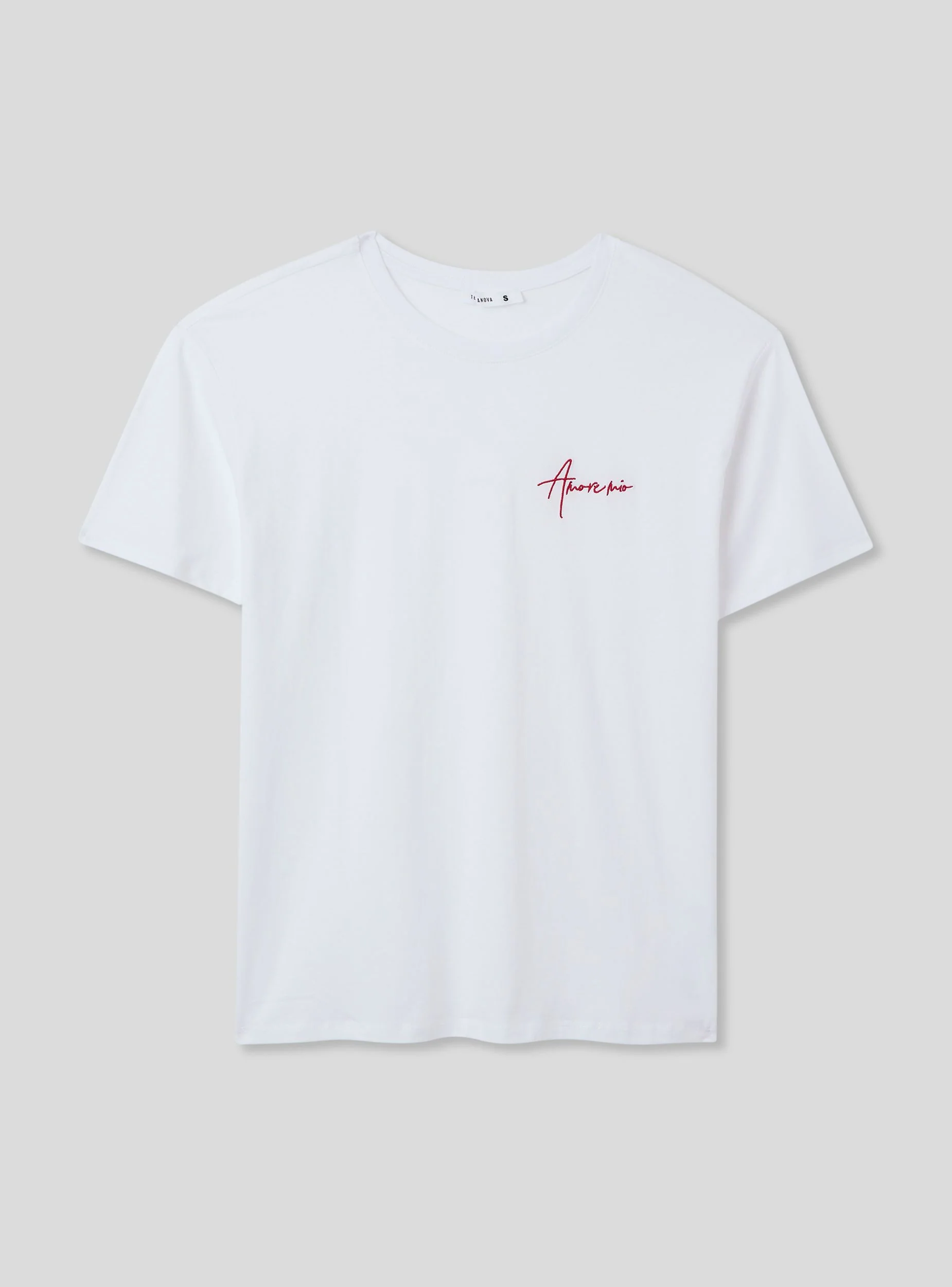 T-shirt ampia con ricamo laterale - Image 7