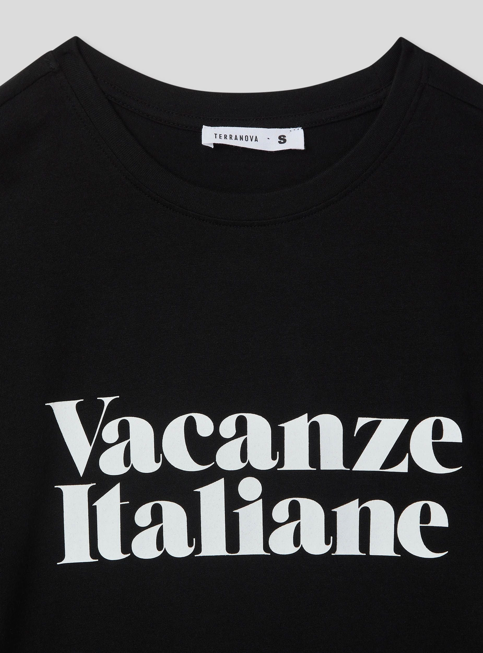 T-shirt ampia con scritta divertente - Image 4