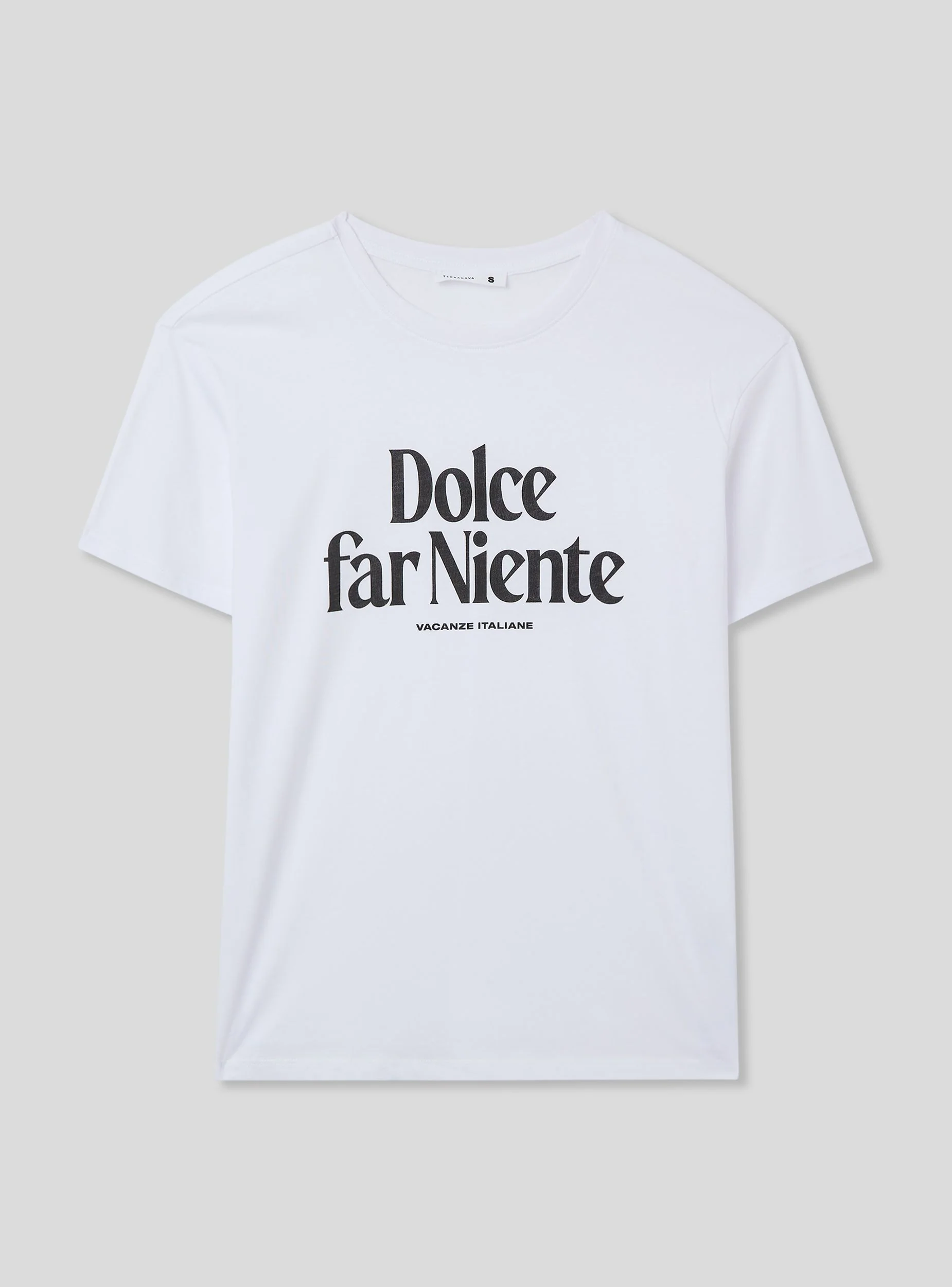 T-shirt ampia con scritta "Dolce far niente" - Image 5