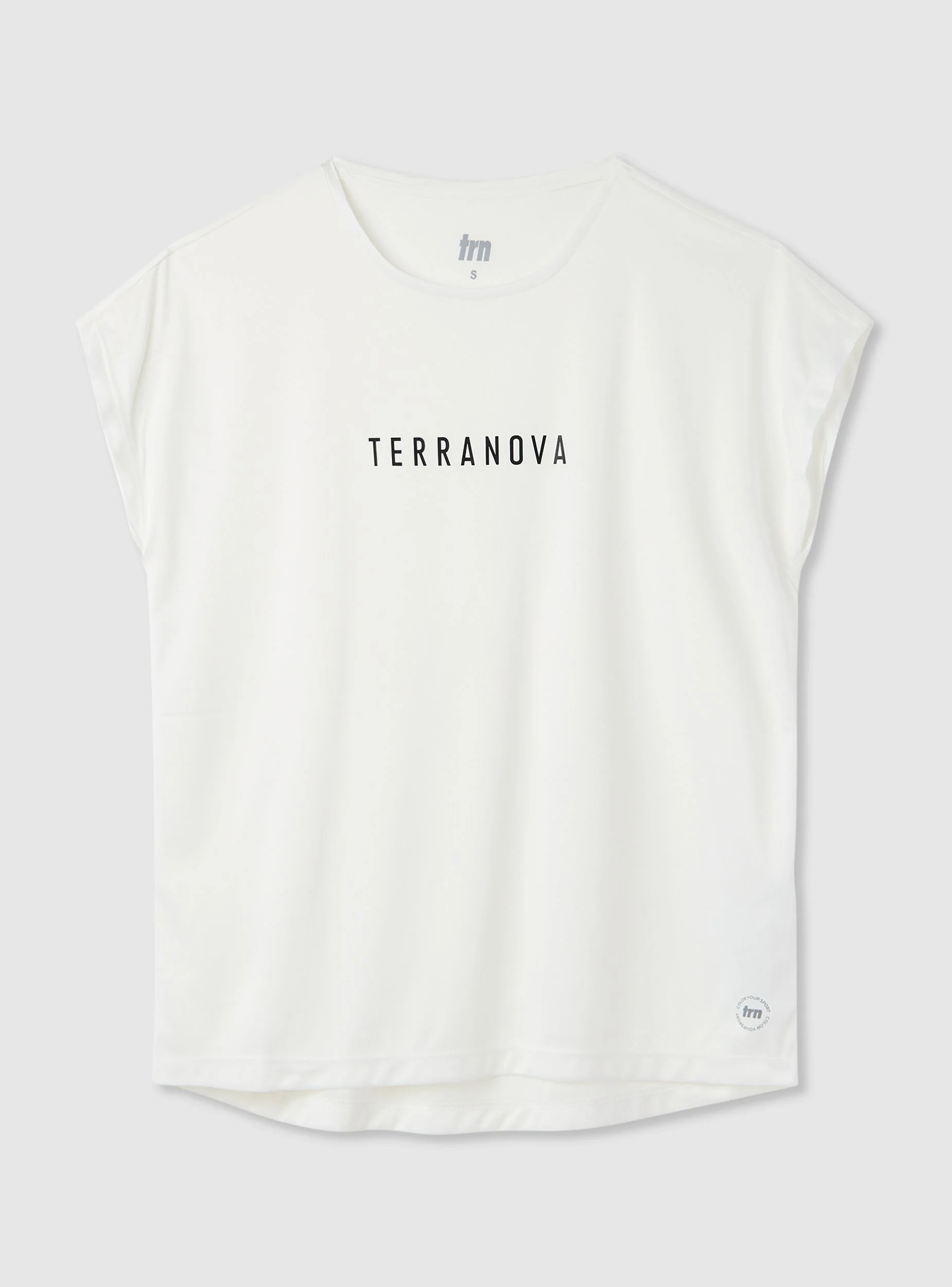 T-shirt ampia con scritta frontale - Image 6