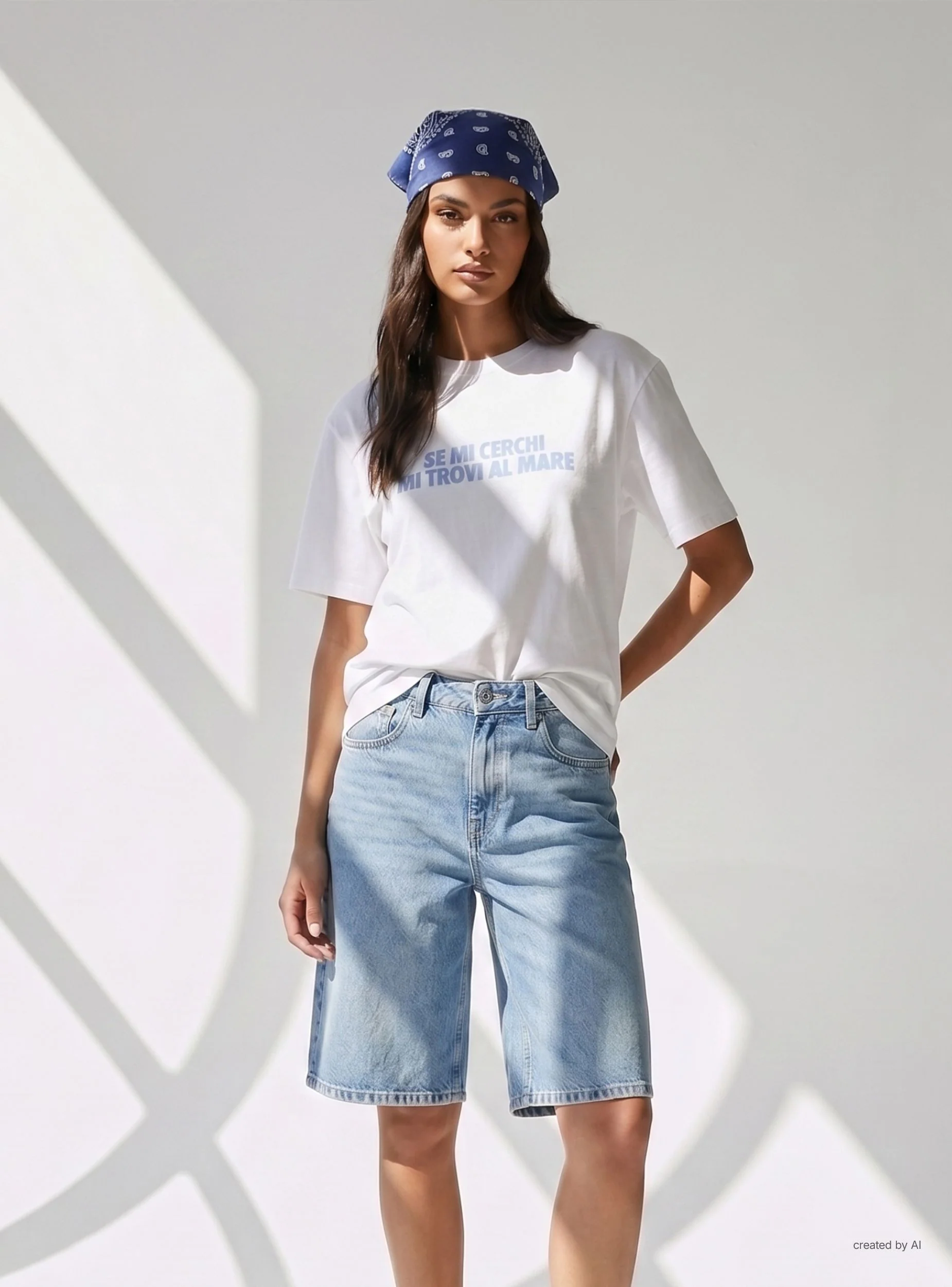 T-shirt ampia con scritta - Image 3