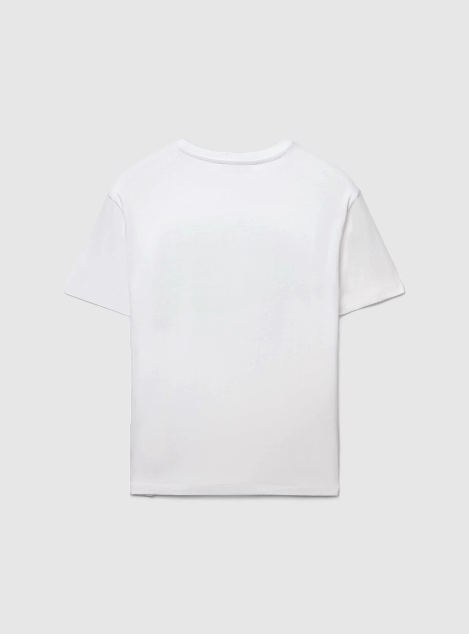 T-shirt ampia con stampa college - Image 6