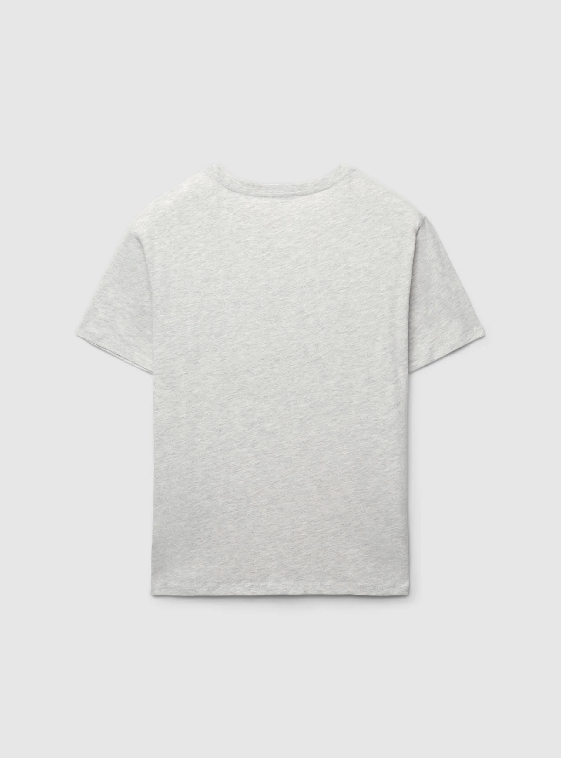 T-shirt ampia con stampa college - Image 6