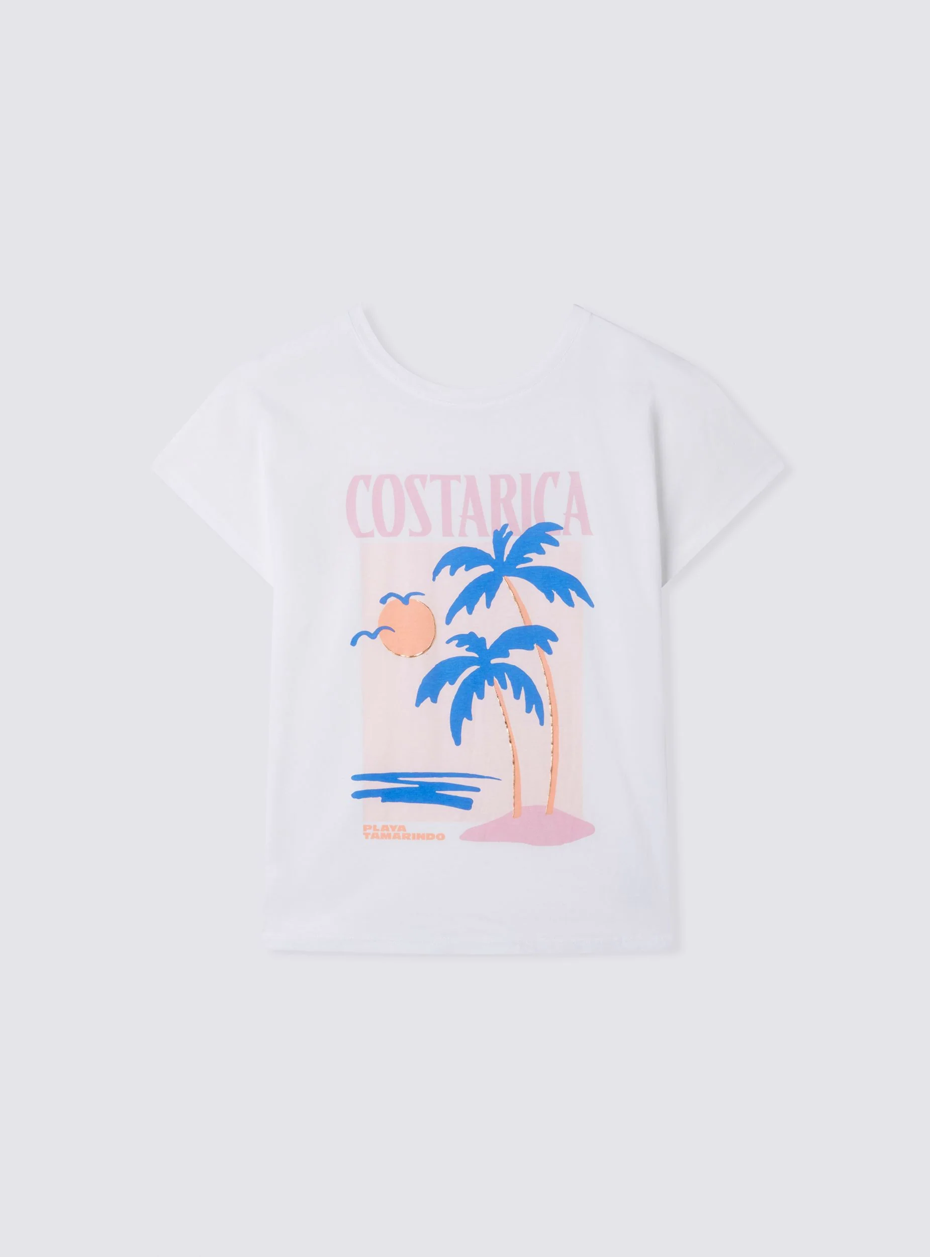 T-shirt ampia con stampa Costa Rica - Image 6