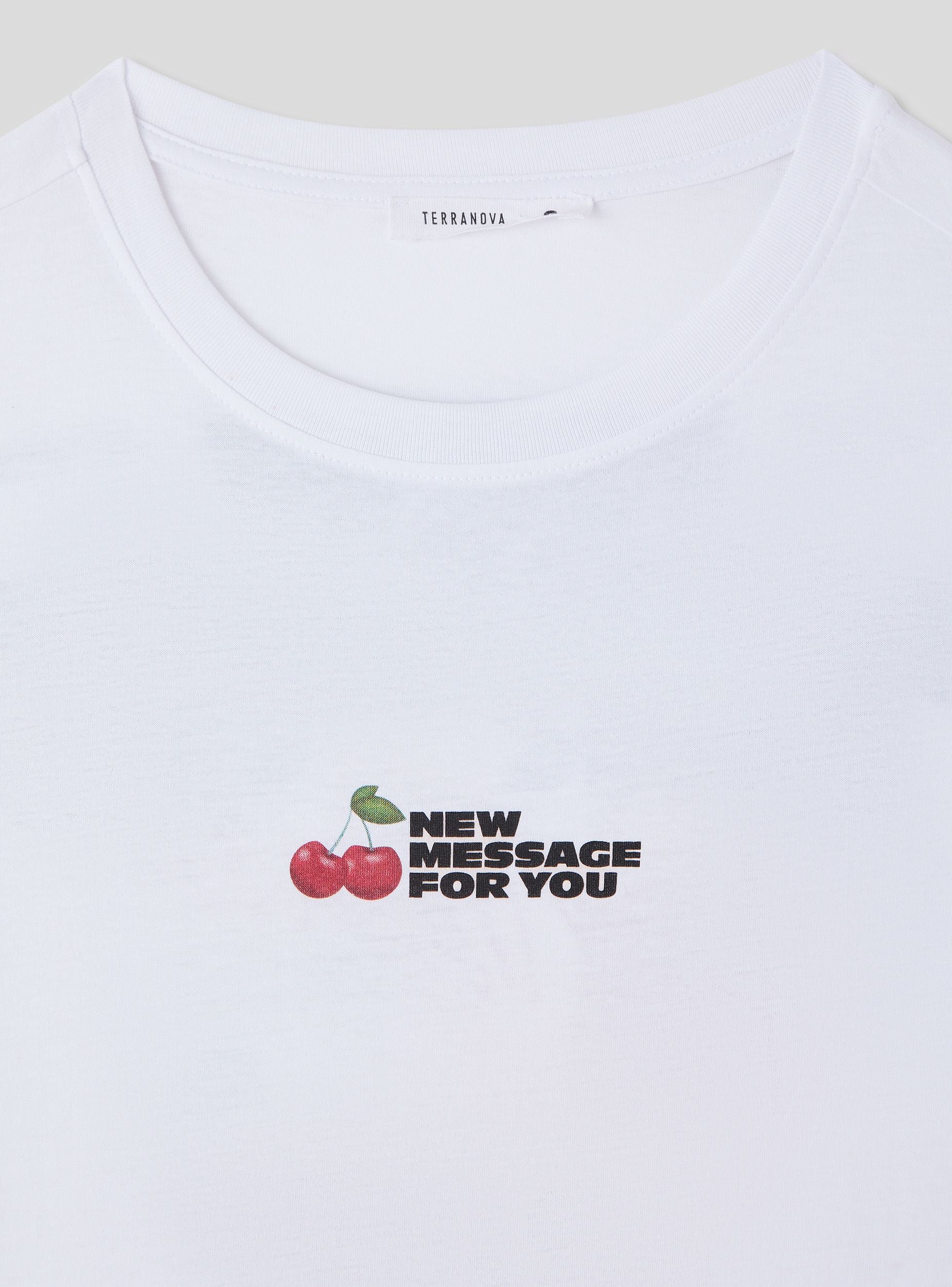 T-shirt ampia con stampa fronte/retro - Image 7