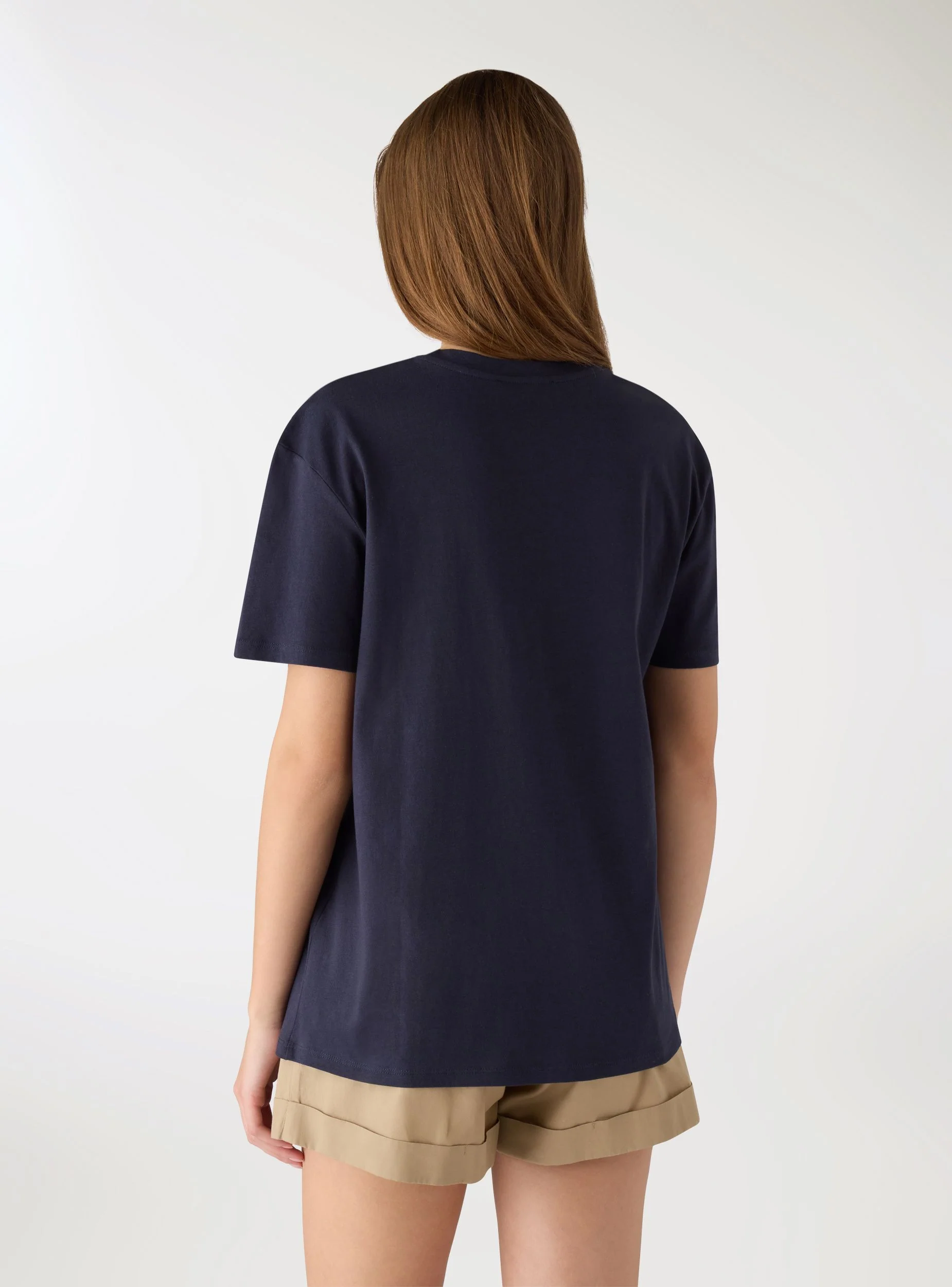 T-shirt ampia con stampa marina - Image 3