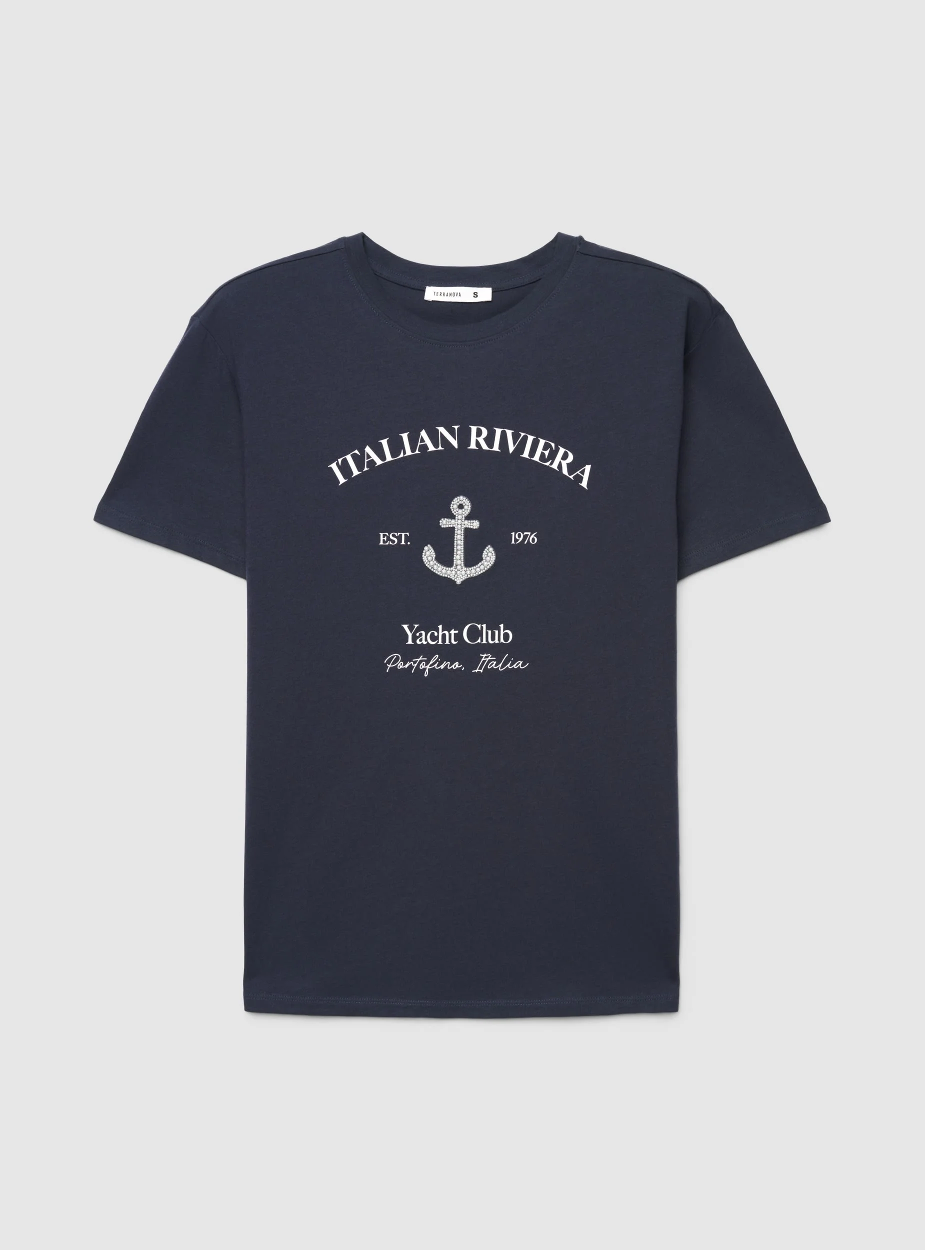T-shirt ampia con stampa marina - Image 5