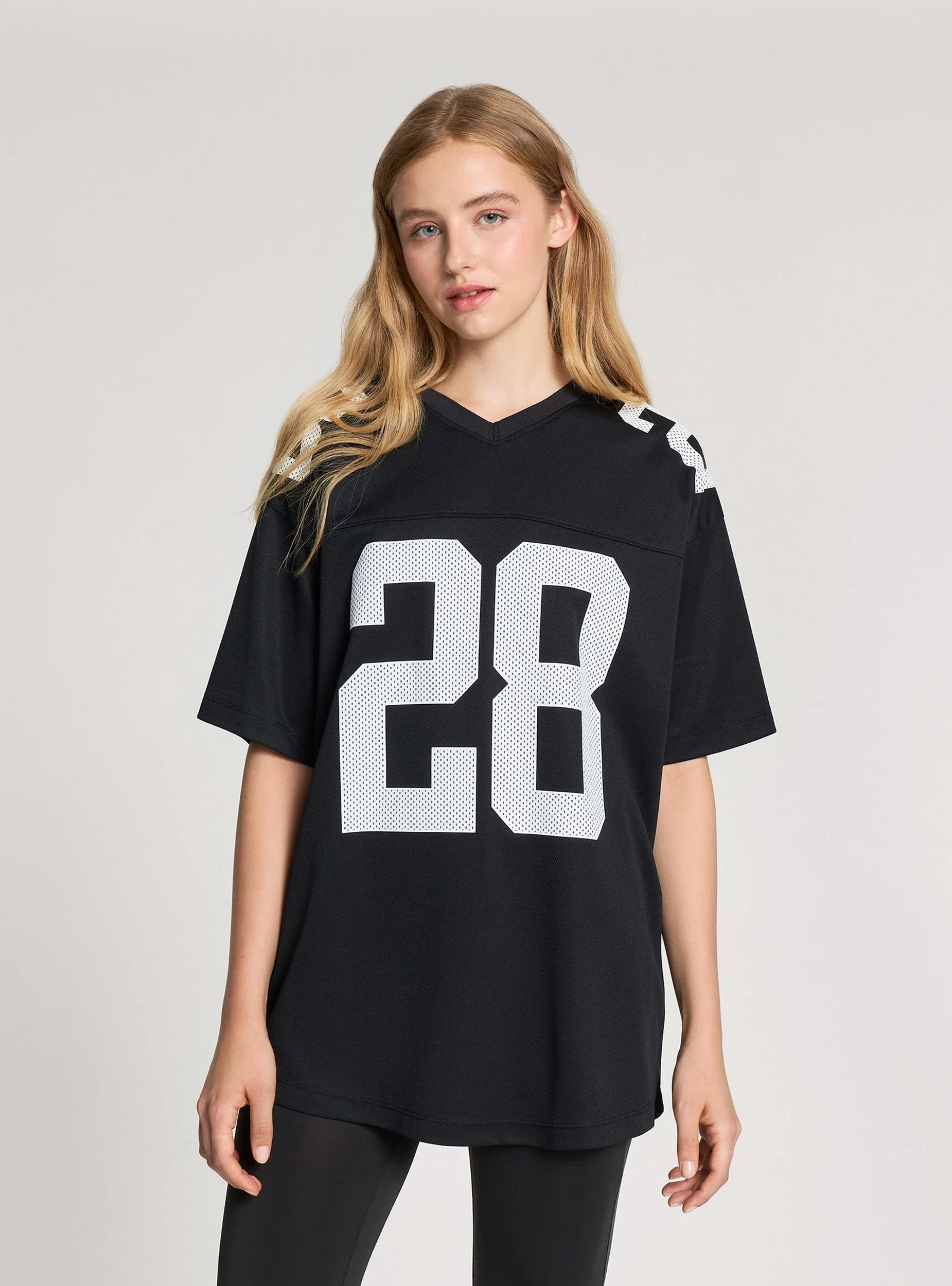 T-shirt ampia con stampa numero - Image 3