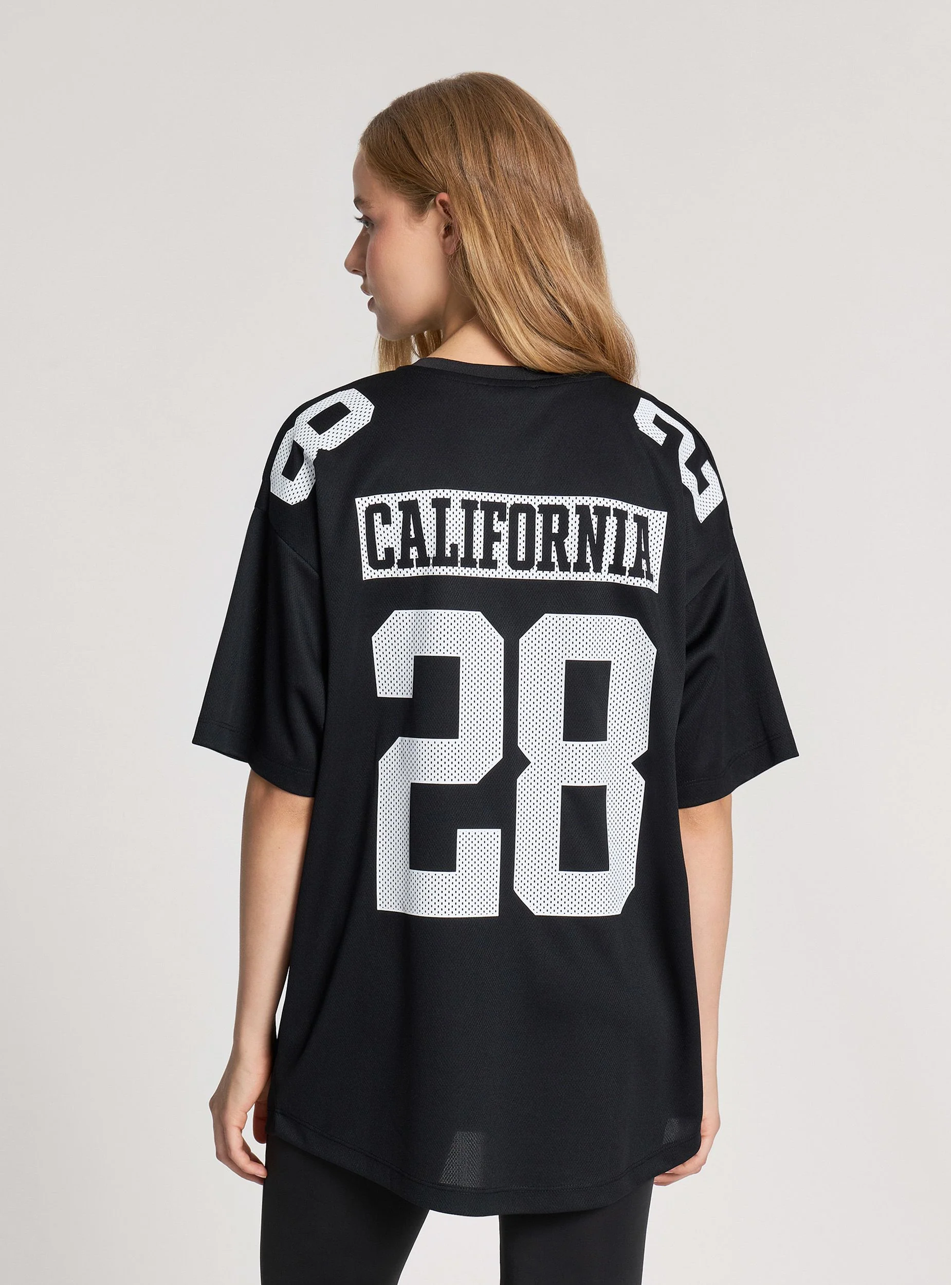 T-shirt ampia con stampa numero - Image 5